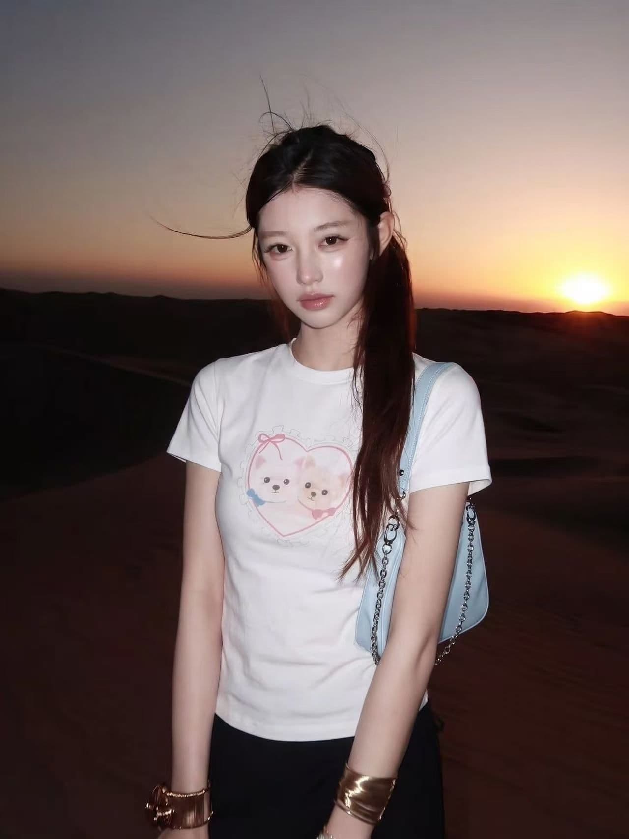 새로운 출처 생방송 품질 이후 패키지 칼라 높은 탄력성 몸매 가꾸기 귀여운 컵 이미지 3