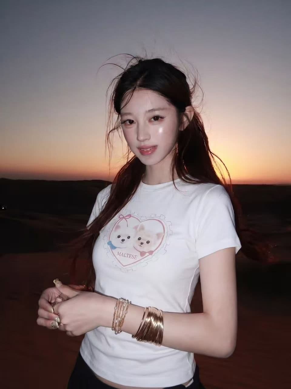 새로운 출처 생방송 품질 이후 패키지 칼라 높은 탄력성 몸매 가꾸기 귀여운 컵 이미지 2