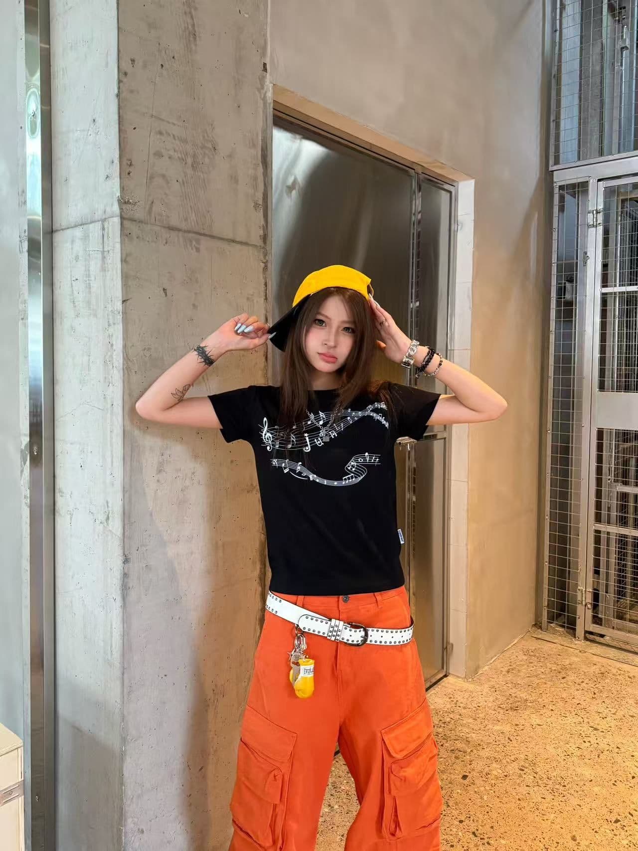 새로운 출처 생방송 품질 이후 패키지 칼라 신축성 몸매 가꾸기 작은 대중 프린트 상세 이미지 6