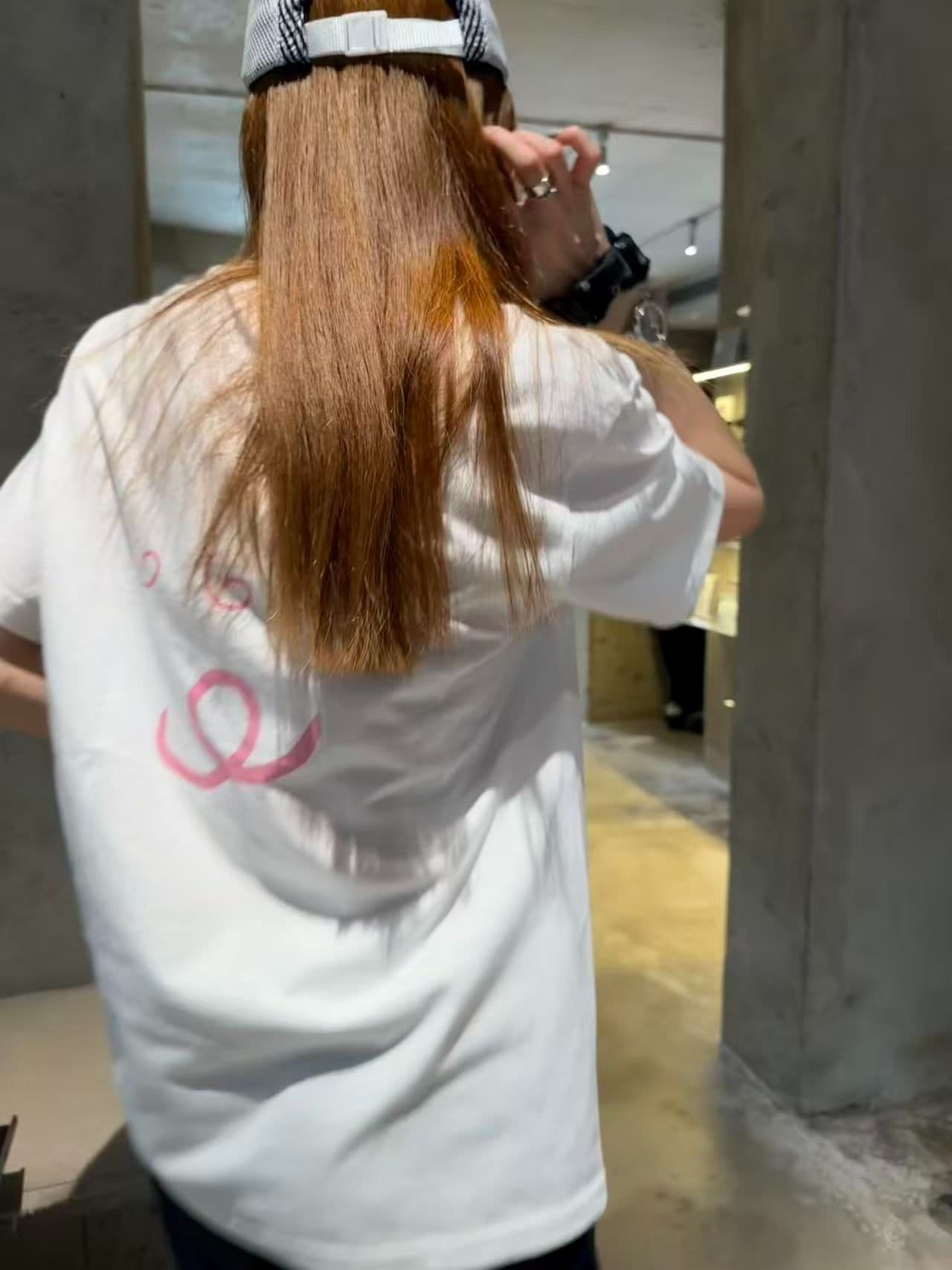 새로운 생방송 품질 이후 패키지 칼라 반팔 티셔츠 돼지 프린트 맨위 이미지 2
