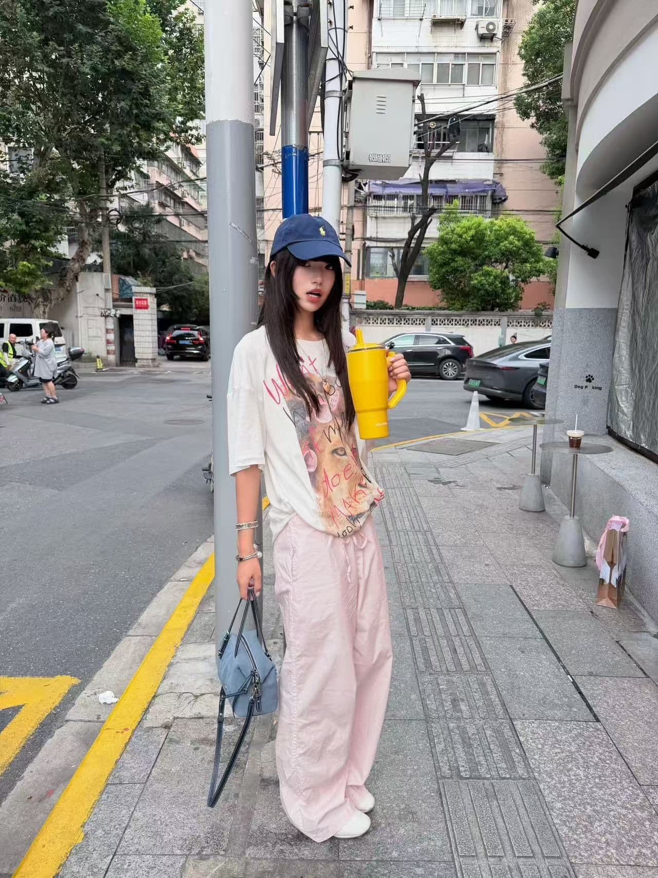 새로운 생방송 품질 이후 패키지 칼라 반팔 티셔츠 사자 프린트 맨위 상세 이미지 2