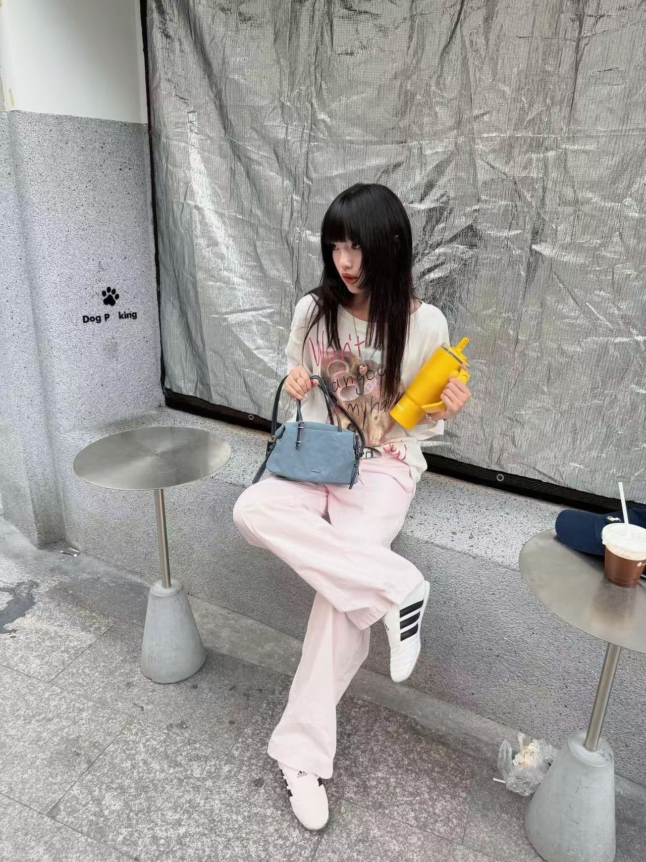 새로운 생방송 품질 이후 패키지 칼라 반팔 티셔츠 사자 프린트 맨위 상세 이미지 4