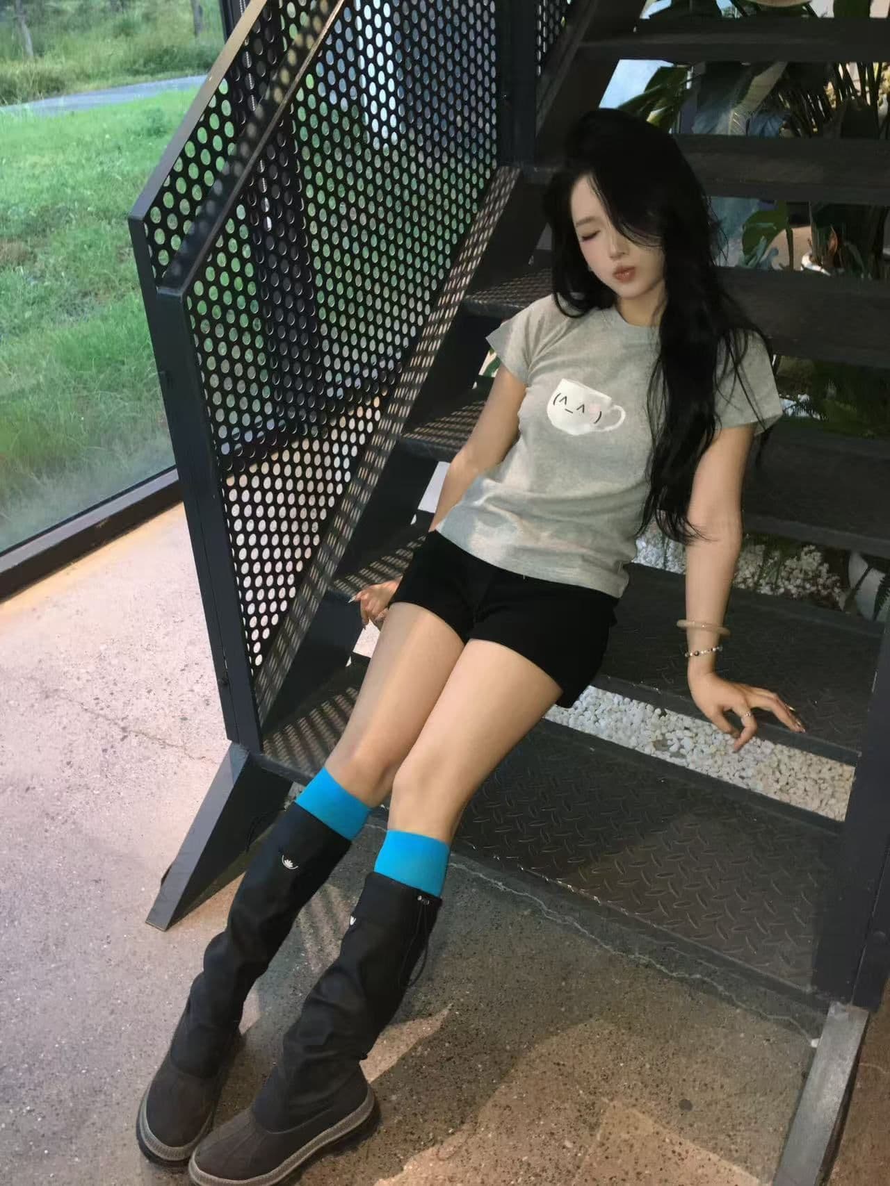 새로운 출처 생방송 품질 이후 패키지 칼라 높은 탄력성 몸매 가꾸기 귀여운 컵 상세 이미지 2