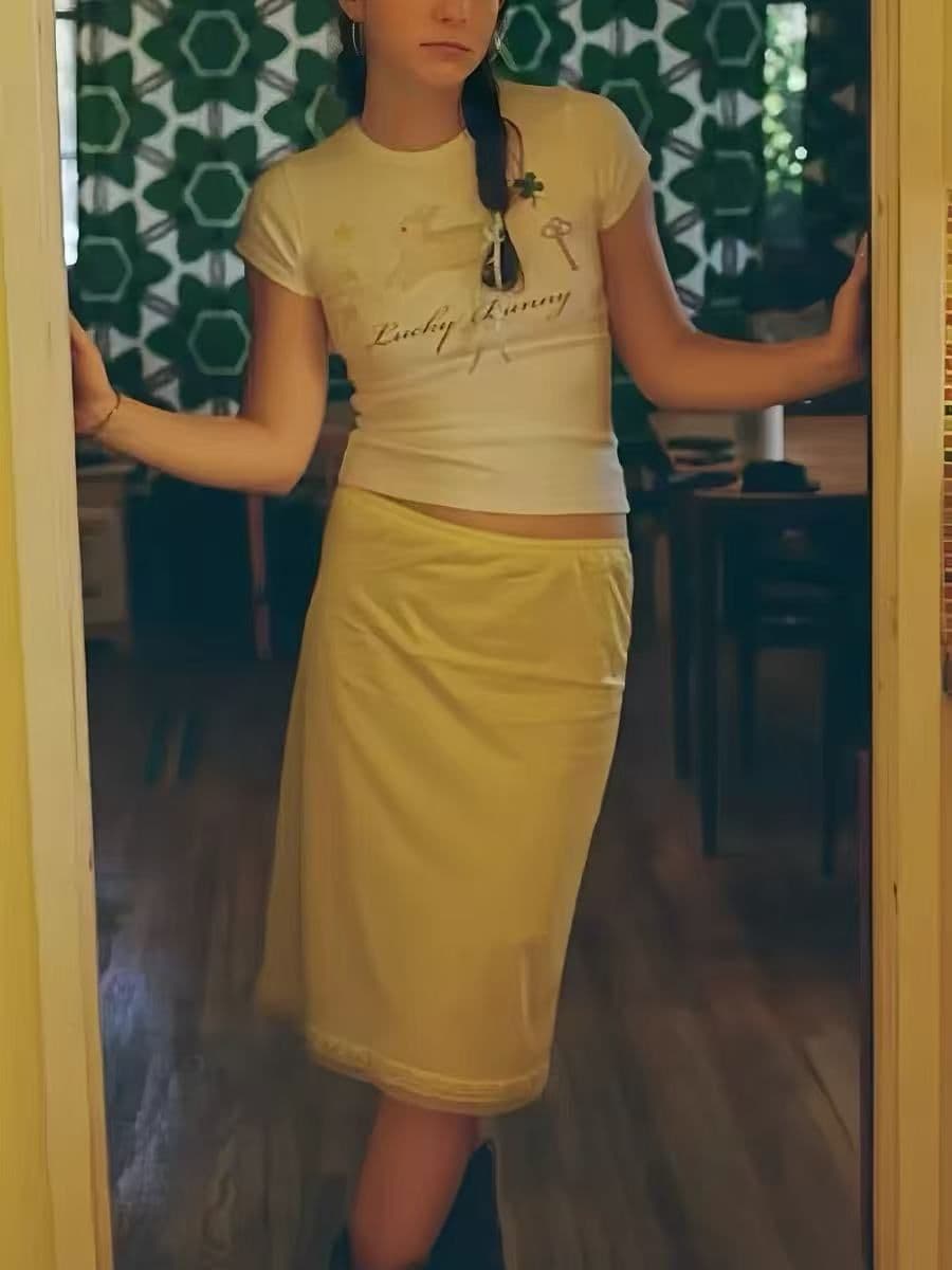 새로운 출처 생방송 품질 이후 패키지 칼라 높은 탄력성 몸매 가꾸기 토끼 프린트 상세 이미지 4
