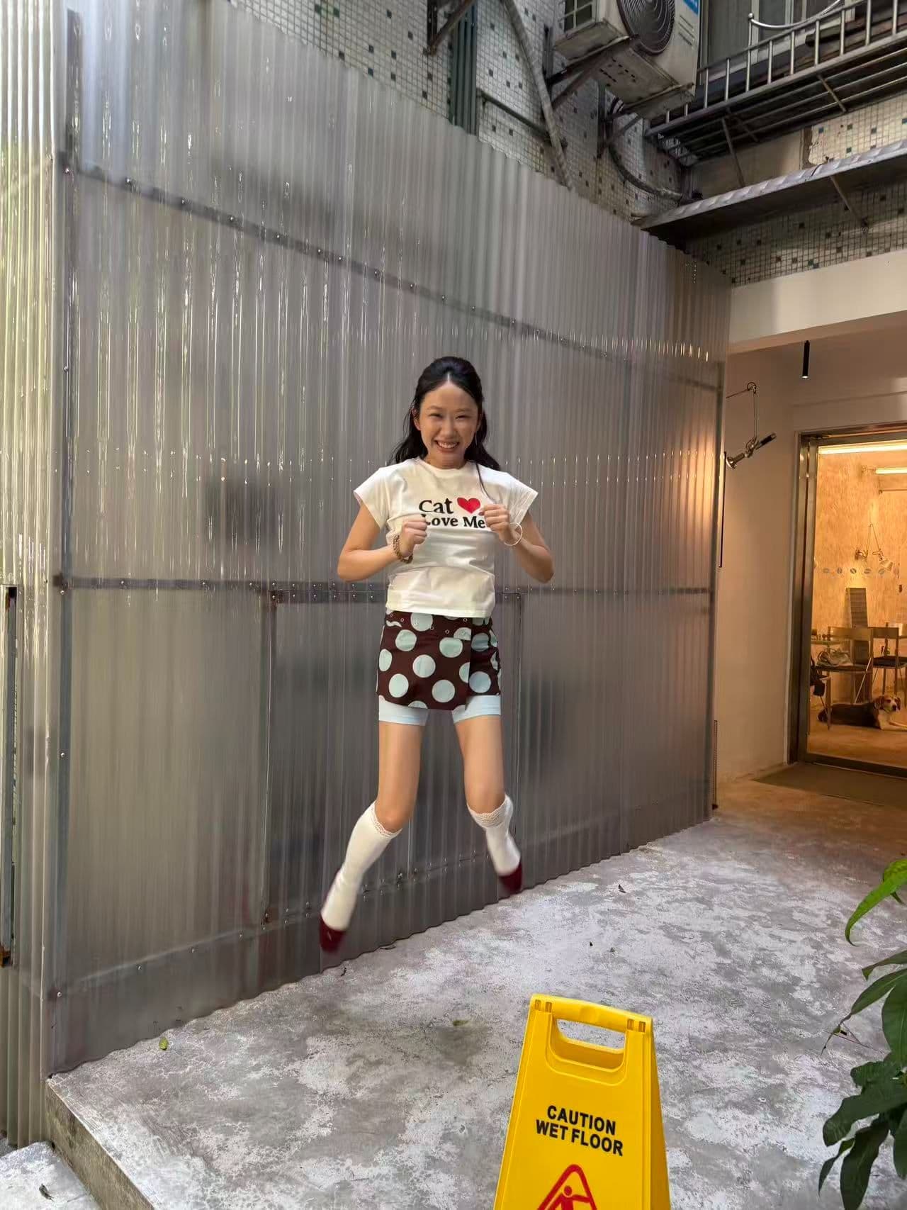 새로운 출처 생방송 품질 이후 패키지 칼라 높은 탄력성 몸매 가꾸기 하트 알파벳 이미지 2