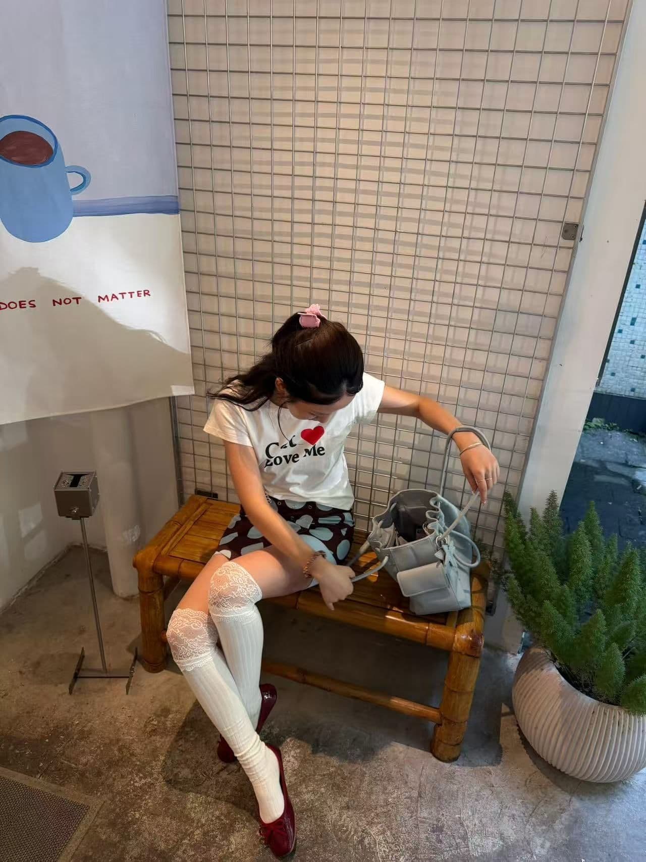새로운 출처 생방송 품질 이후 패키지 칼라 높은 탄력성 몸매 가꾸기 하트 알파벳 상세 이미지 6