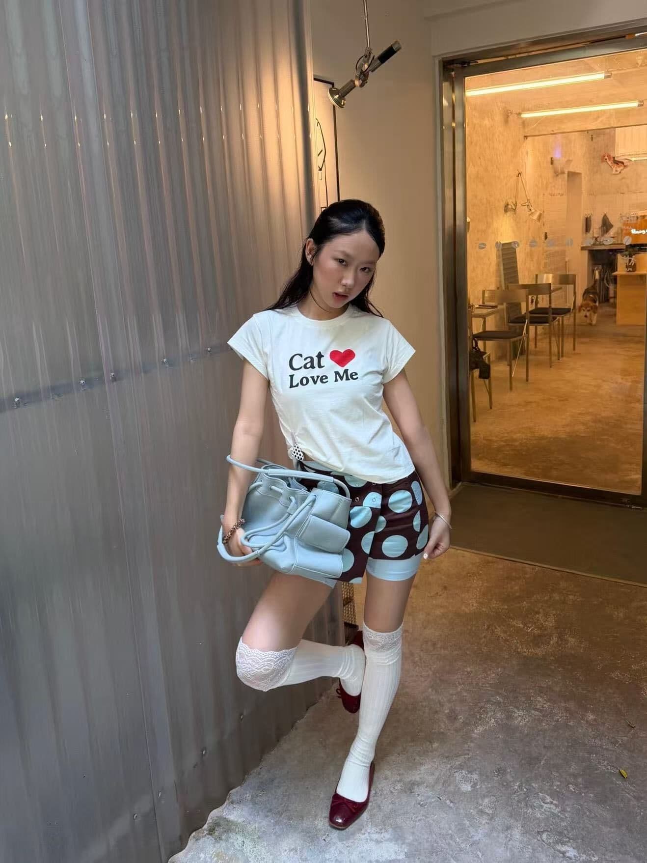 새로운 출처 생방송 품질 이후 패키지 칼라 높은 탄력성 몸매 가꾸기 하트 알파벳 상세 이미지 9