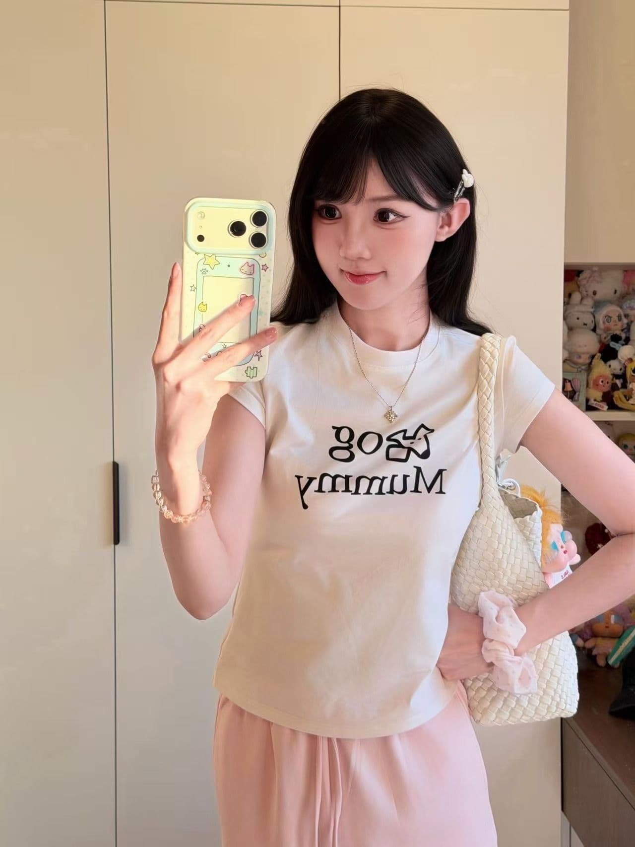새로운 출처 생방송 품질 이후 패키지 칼라 높은 탄력성 몸매 가꾸기 개 알파벳 상세 이미지 3