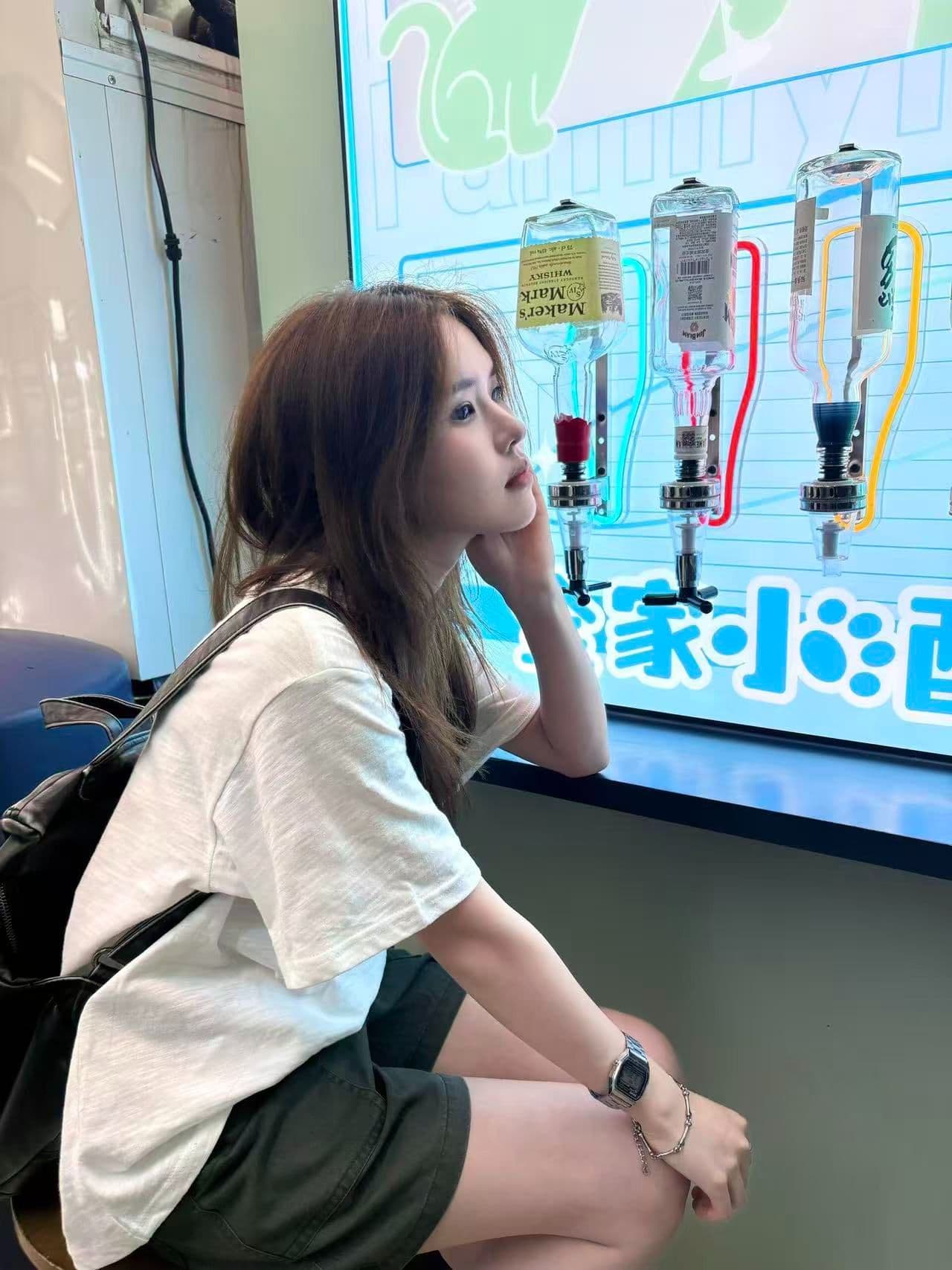 새로운 생방송 품질 이후 패키지 칼라 라운드 넥 반팔 티셔츠 돛 프린트 상세 이미지 3