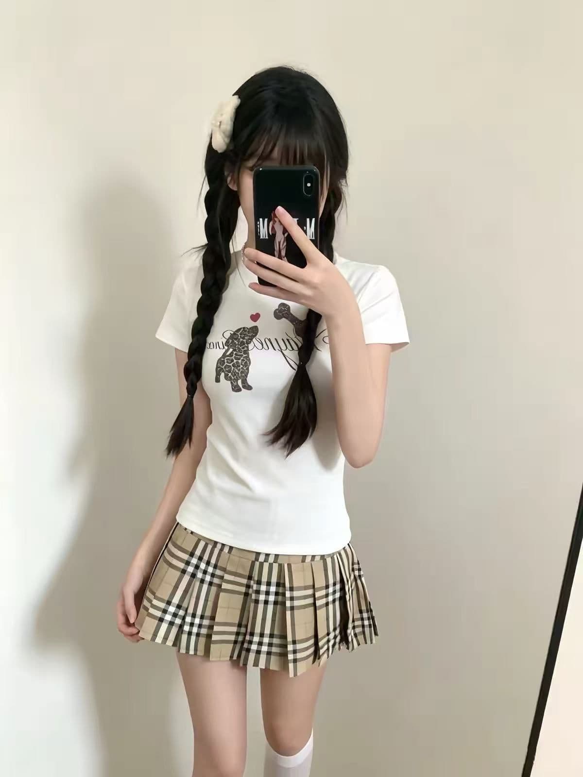 새로운 출처 생방송 품질 이후 패키지 칼라 신축성 몸매 가꾸기 개 알파벳 상세 이미지 2