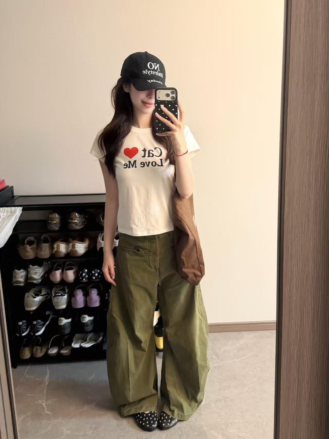 새로운 출처 생방송 품질 이후 패키지 칼라 높은 탄력성 몸매 가꾸기 하트 알파벳 이미지 3