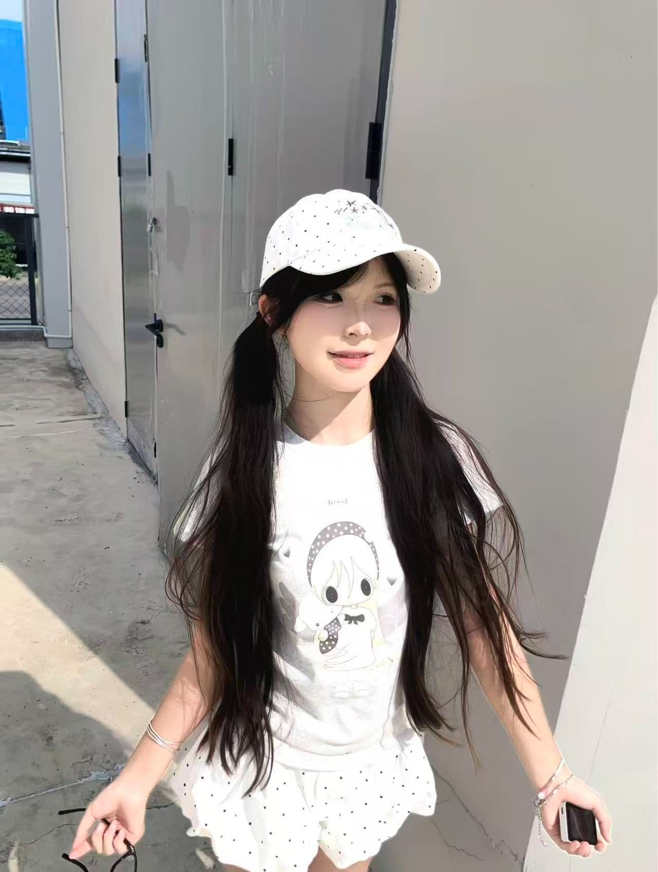 새로운 출처 생방송 품질 이후 패키지 칼라 높은 탄력성 몸매 가꾸기 만화 소녀 이미지 4