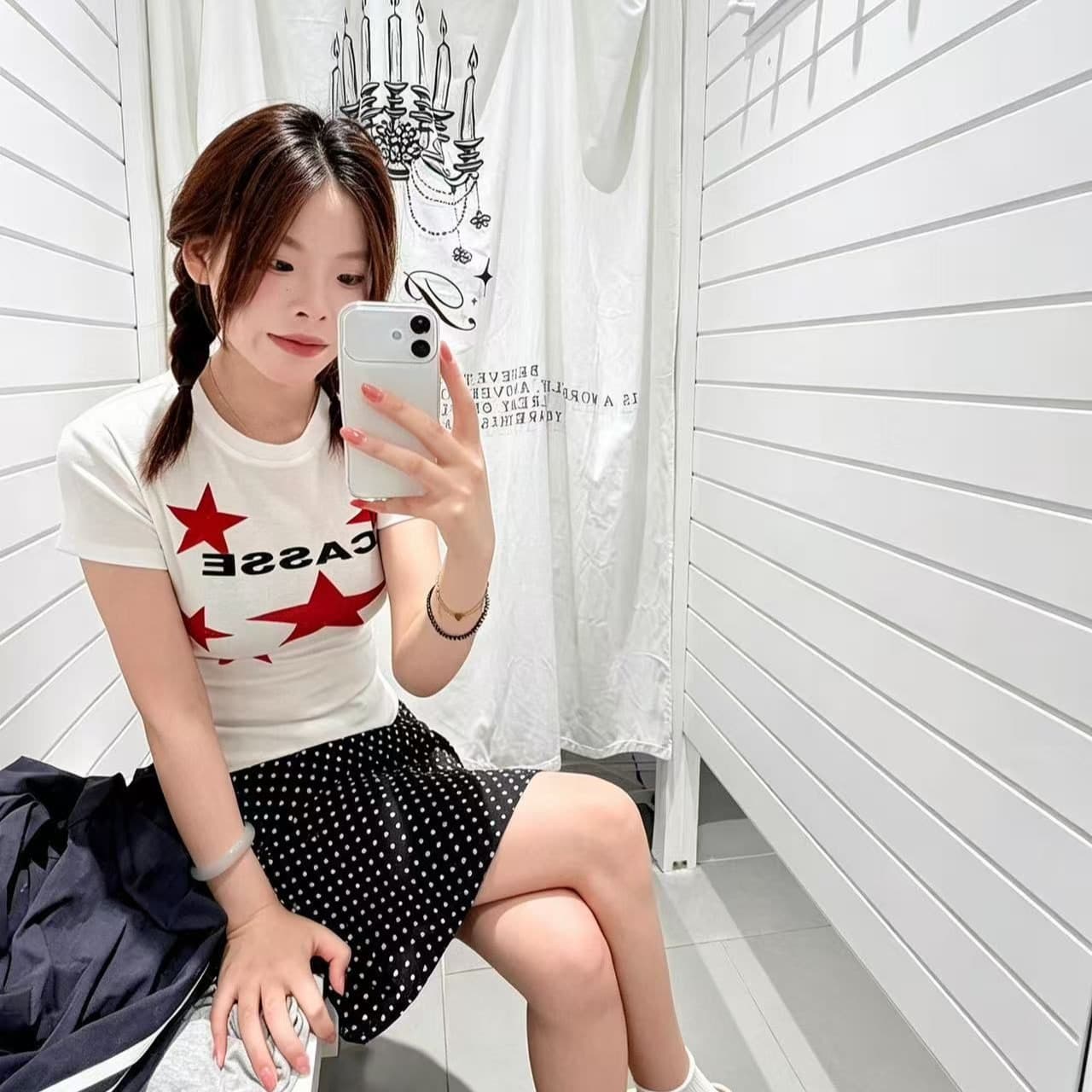 새로운 출처 생방송 품질 이후 패키지 칼라 높은 탄력성 몸매 가꾸기 별 알파벳 이미지 5