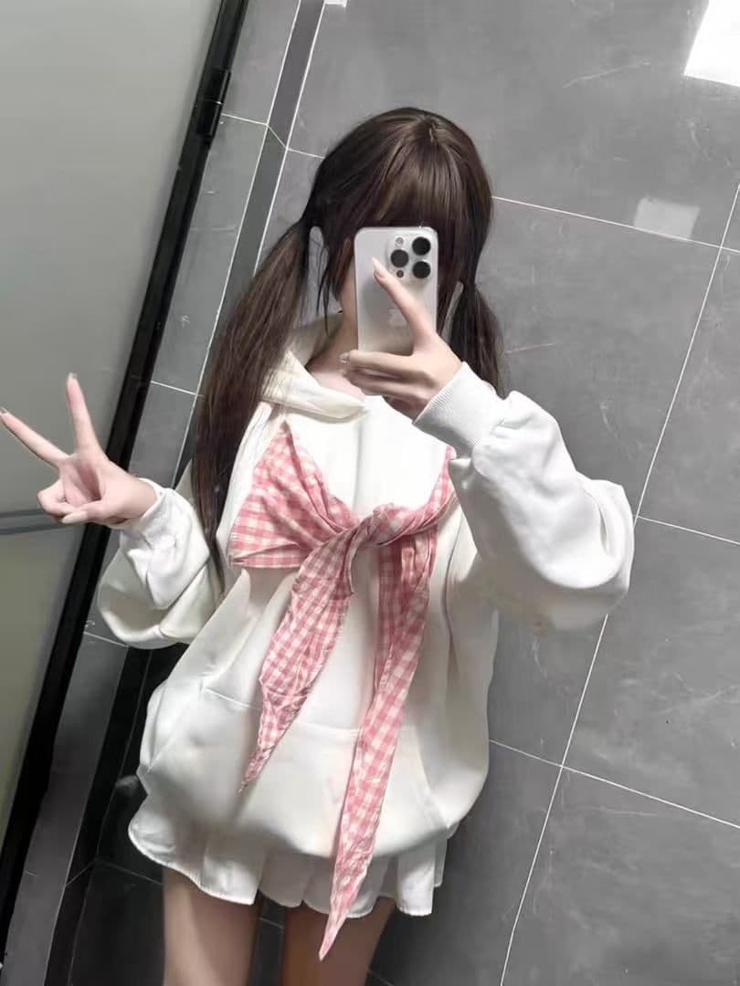 새로운 좋은 품질 원본 솜씨 후드 티 스웨터 여성 상세 이미지 7