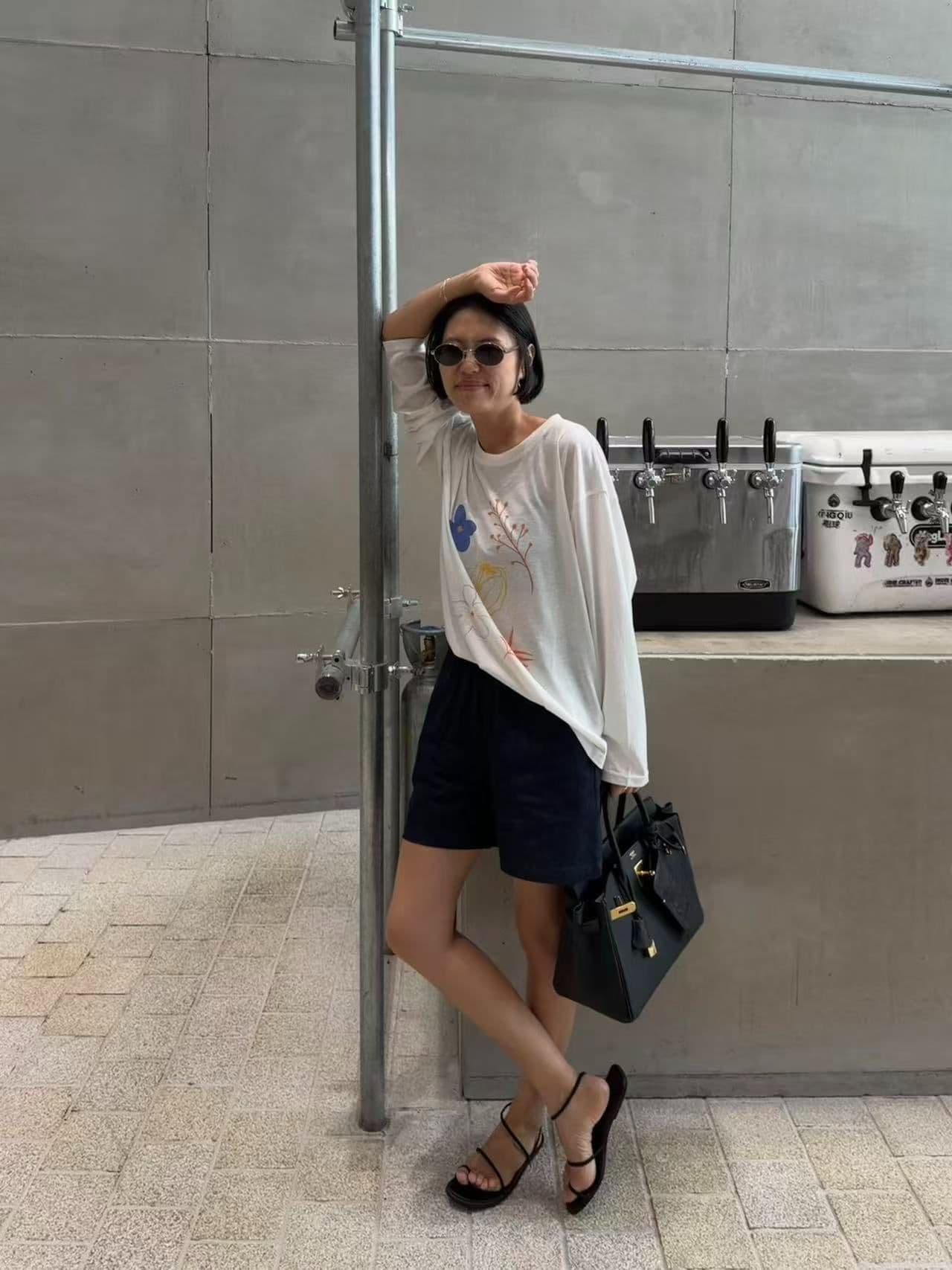 새로운 출처 생방송 품질 긴팔 태양 보호 셔츠 블라우스 꽃 프린트 맨위 상세 이미지 5