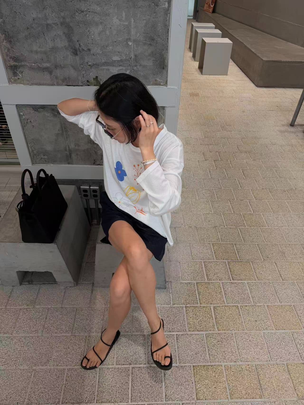 새로운 출처 생방송 품질 긴팔 태양 보호 셔츠 블라우스 꽃 프린트 맨위 상세 이미지 8