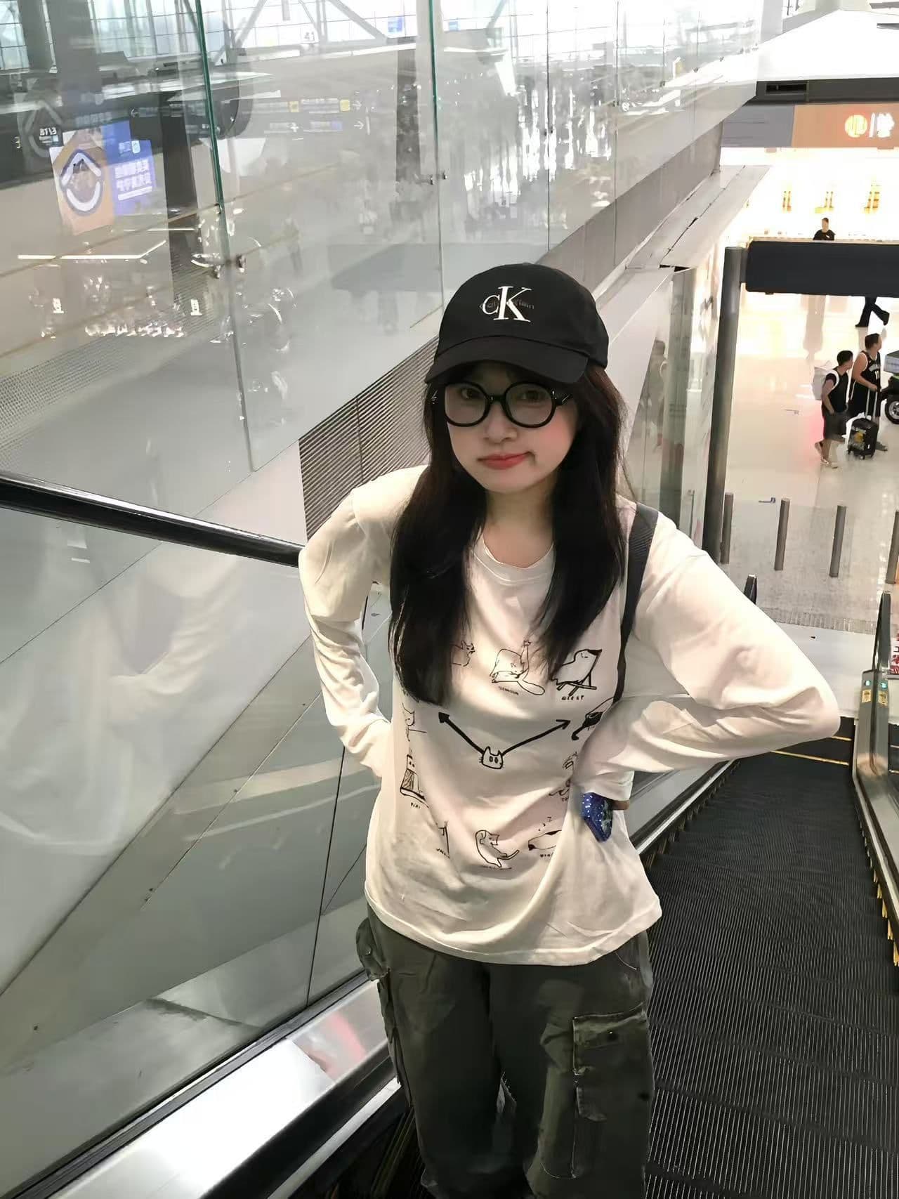 새로운 출처 생방송 품질 긴팔 태양 보호 셔츠 기본 셔츠 고양이 프린트 상세 이미지 9