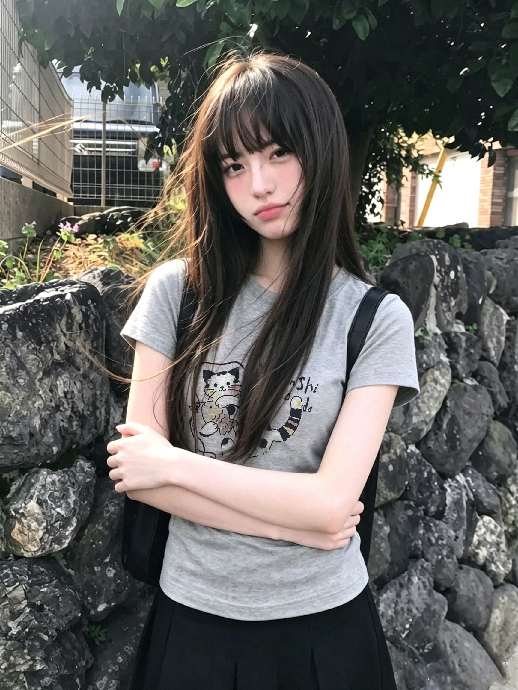 새로운 출처 생방송 품질 이후 패키지 칼라 높은 탄력성 몸매 가꾸기 고양이 프린트