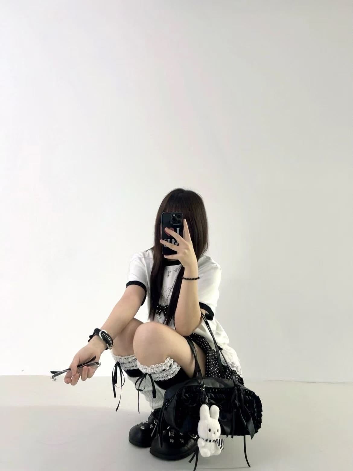 새로운 출처 생방송 품질 알파벳 체리 프린트 상세 이미지 8