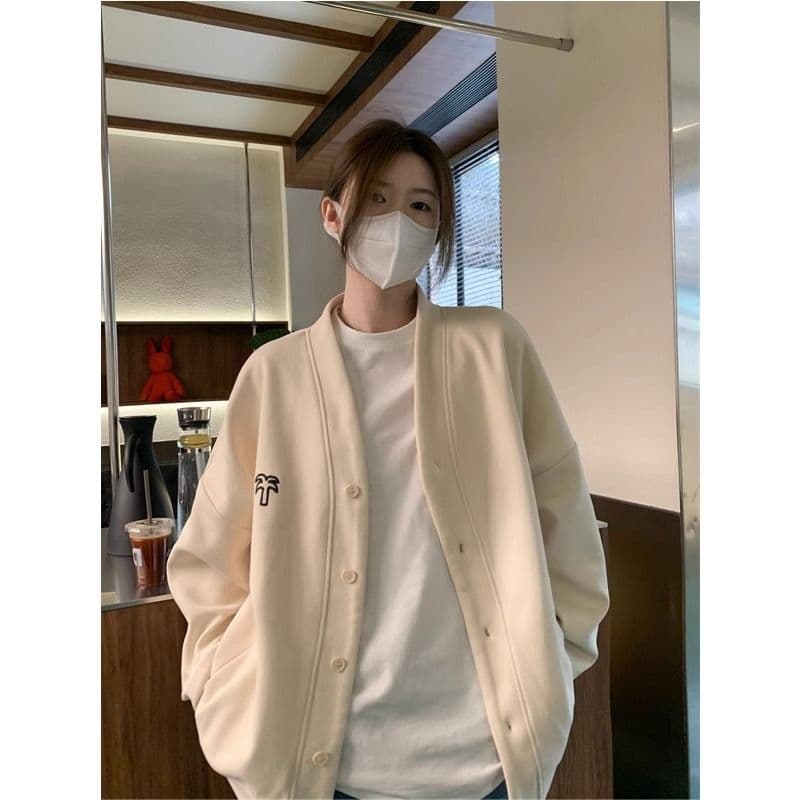 새로운 자수 300 근 특별 빅 사이즈 느긋한 바람 재킷