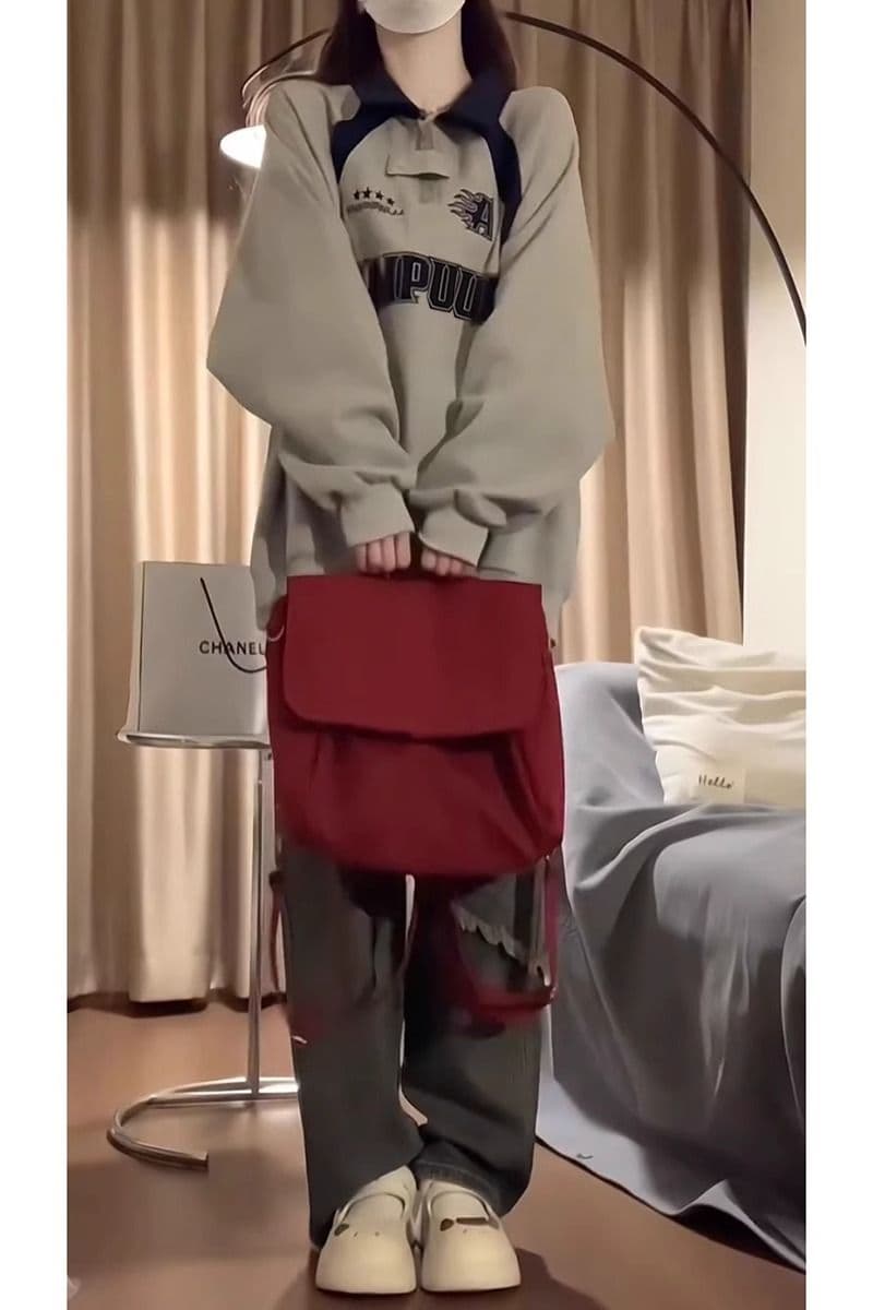 새로운 프린트 300 근 특별 빅 사이즈 학원 스타일 후드티 상세 이미지 4