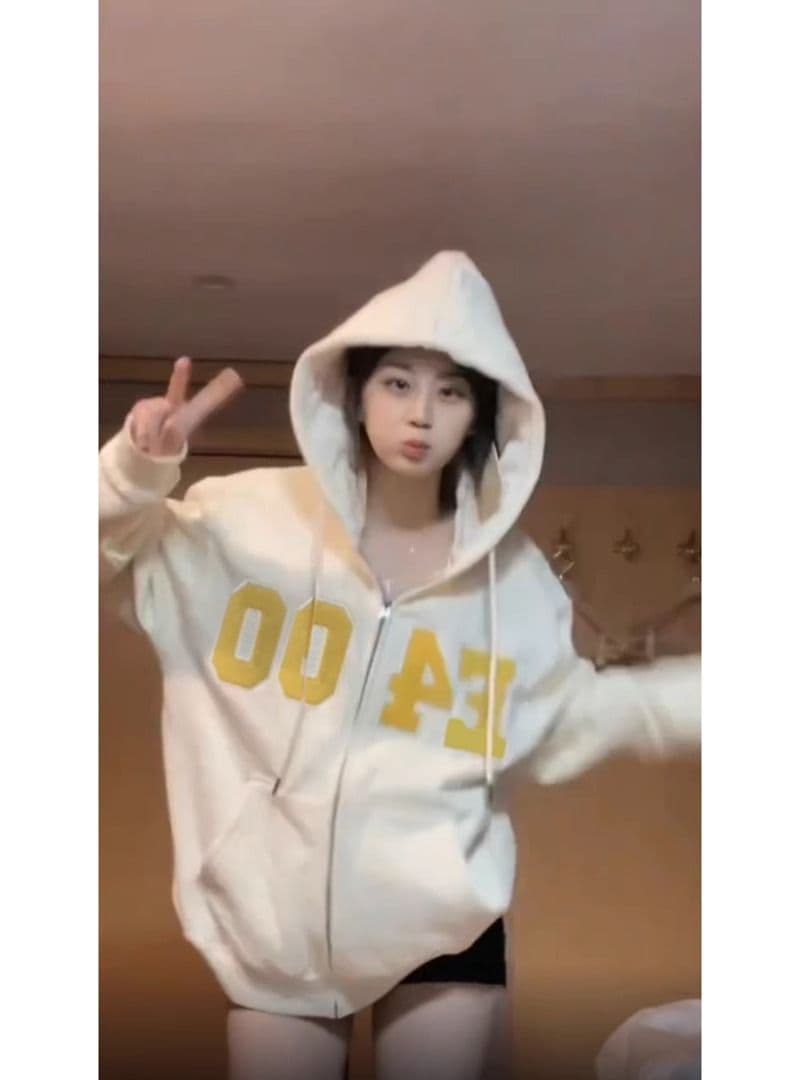 새로운 자수 이중층 모자 300 근 특별 빅 사이즈 재킷 상세 이미지 5