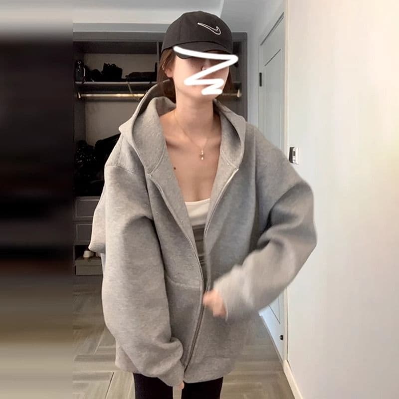 새로운 인사이드 펌프 이중층 모자 300 근 특별 빅 사이즈 후드티 이미지 4