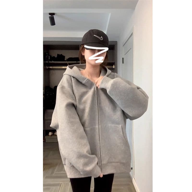 새로운 인사이드 펌프 이중층 모자 300 근 특별 빅 사이즈 후드티 이미지 2