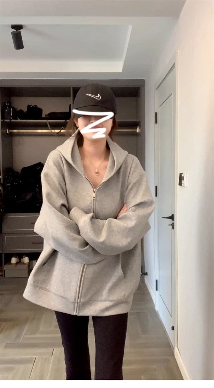 새로운 인사이드 펌프 이중층 모자 300 근 특별 빅 사이즈 후드티 상세 이미지 4