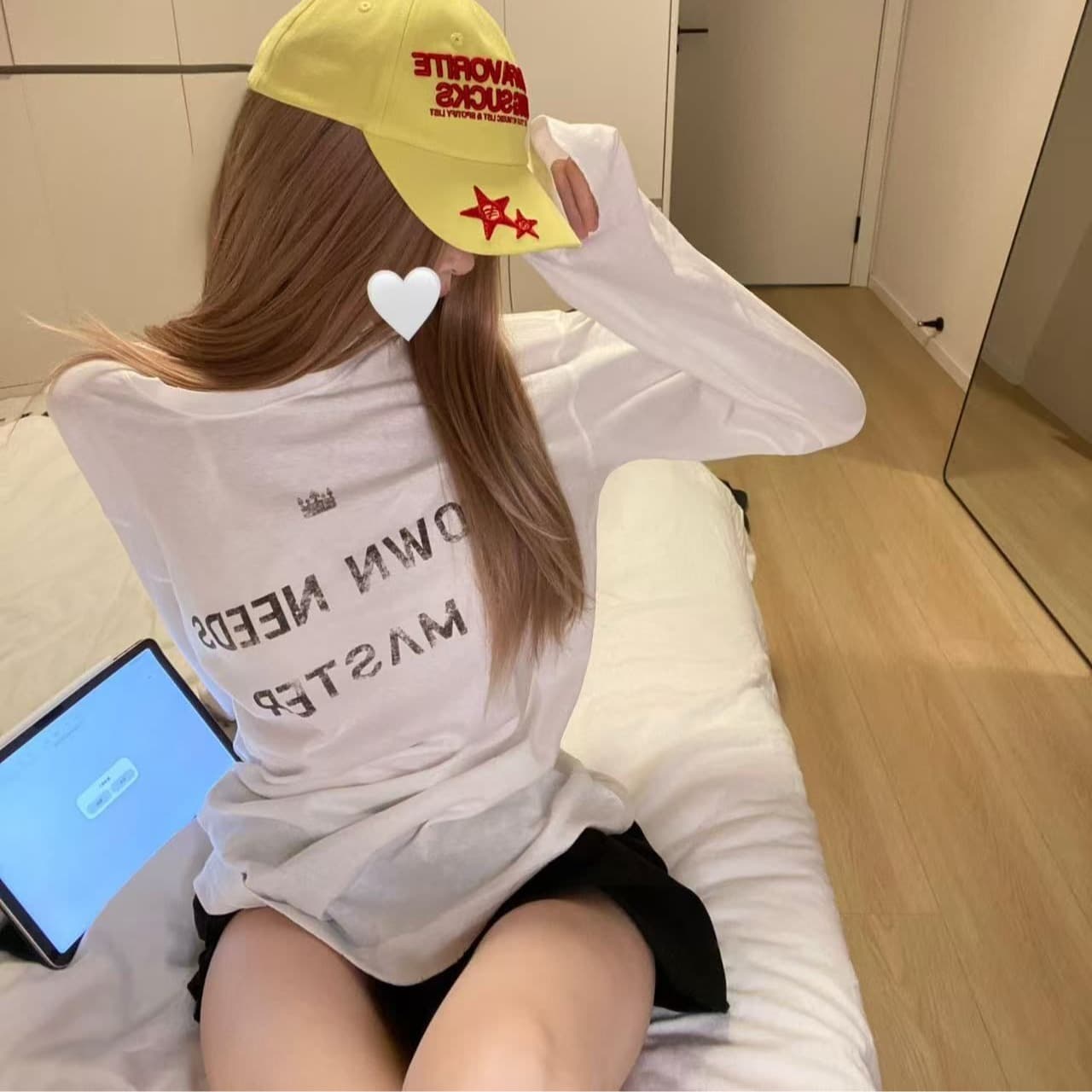 새로운 출처 생방송 품질 긴팔 태양 보호 셔츠 기본 셔츠 알파벳 프린트 이미지 5