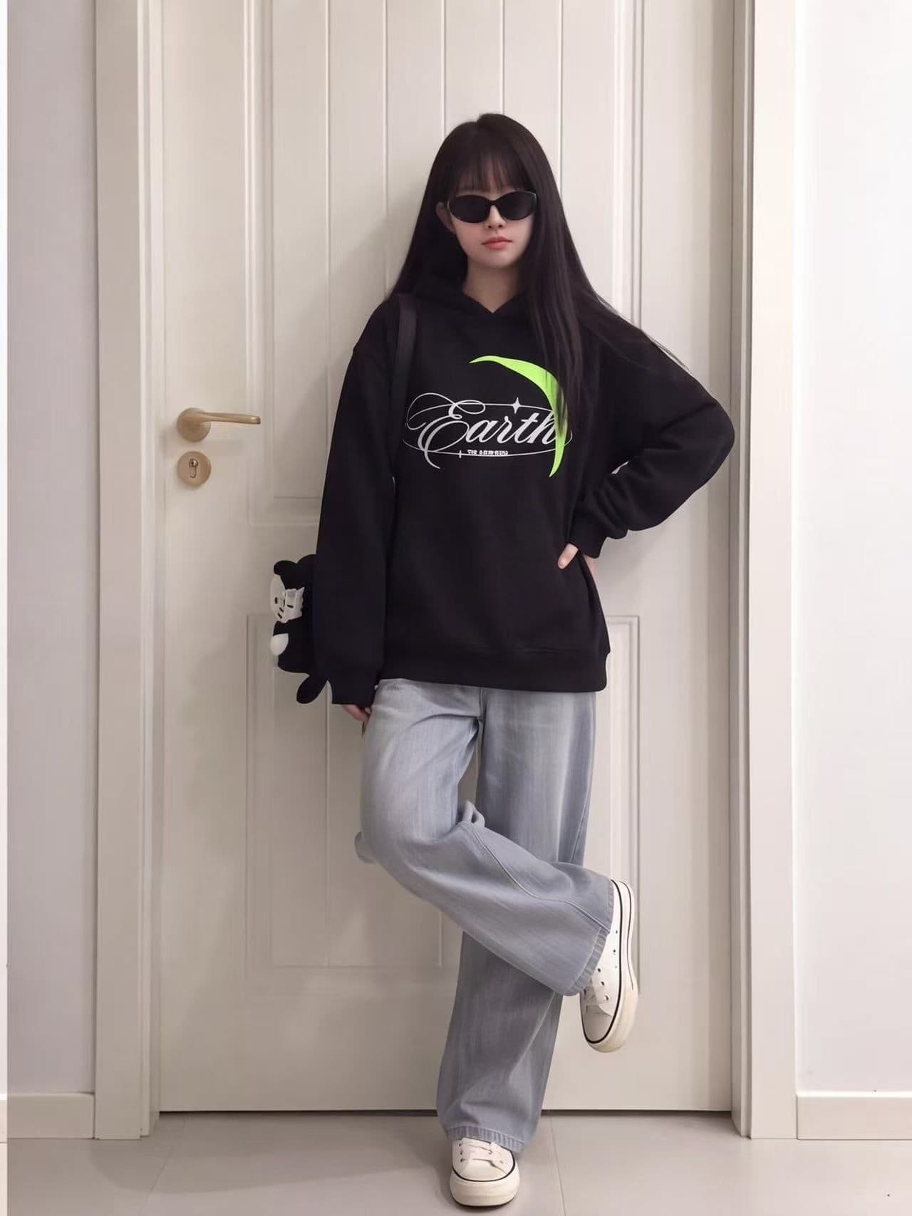 새로운 생방송 품질 복합 얇은 스타일 은 여우 플러시 털이 있는 후드 없음 가방 알파벳 이미지 2