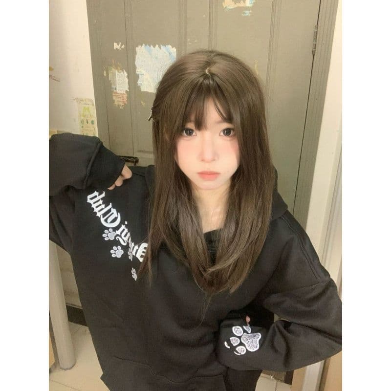 새로운 복잡한 은 여우 플러시 플리스 귀 레이스 자수 원본 솜씨 상세 이미지 2