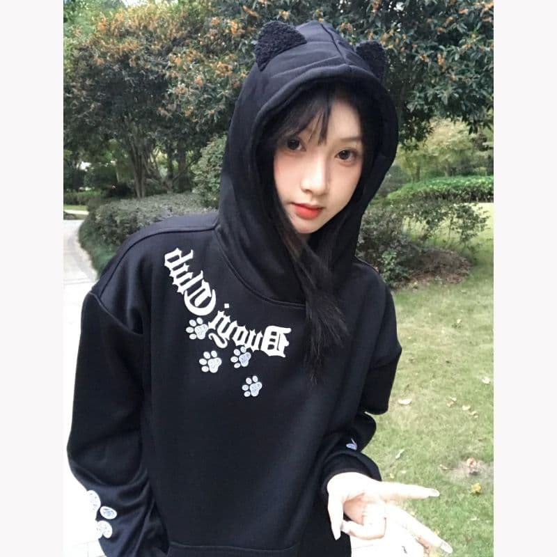 새로운 복잡한 은 여우 플러시 플리스 귀 레이스 자수 원본 솜씨 상세 이미지 7