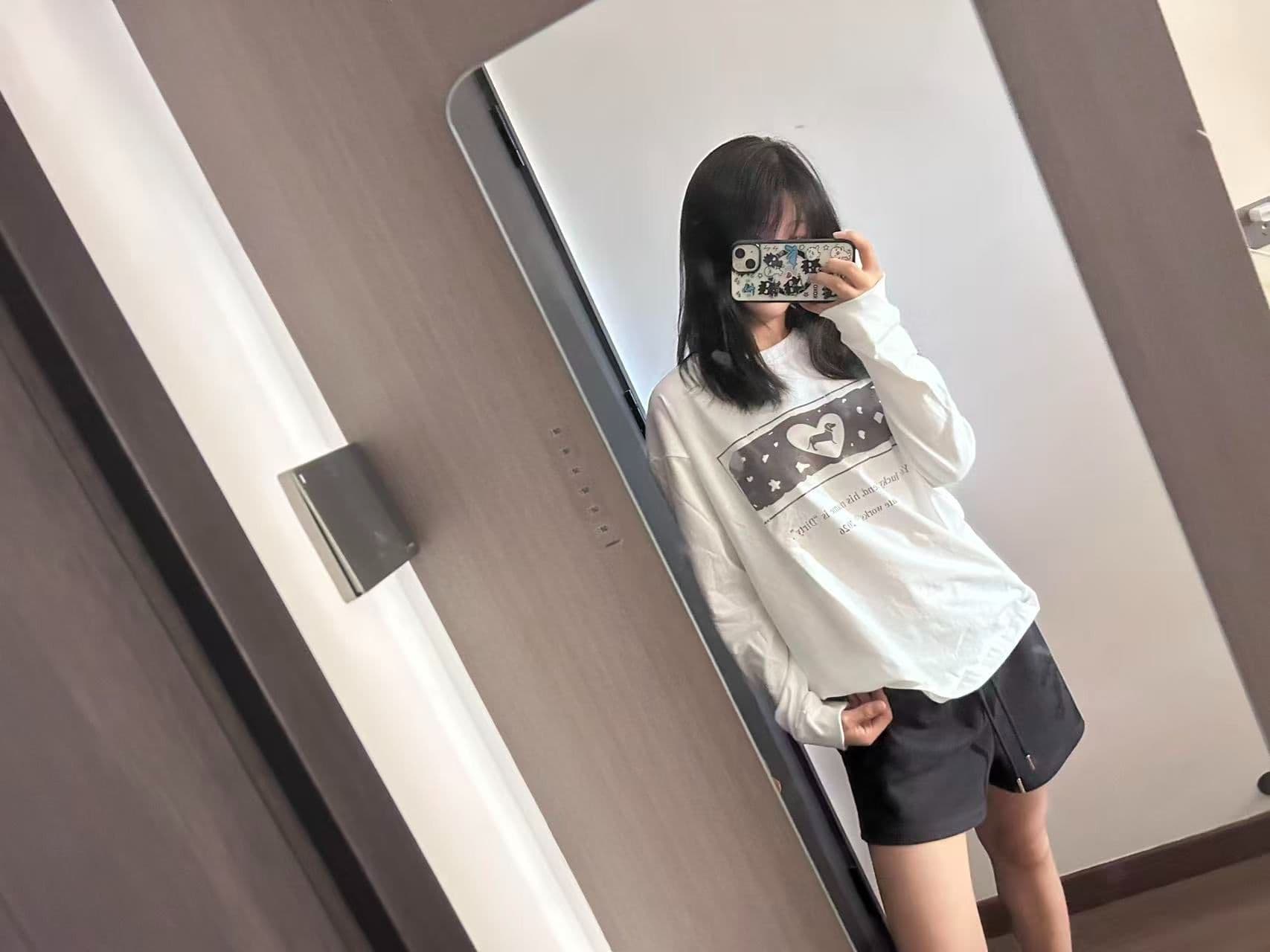 봄 가을 새로운 이후 패키지 칼라 긴팔 Luokou 티셔츠 개 프린트 맨위 상세 이미지 3