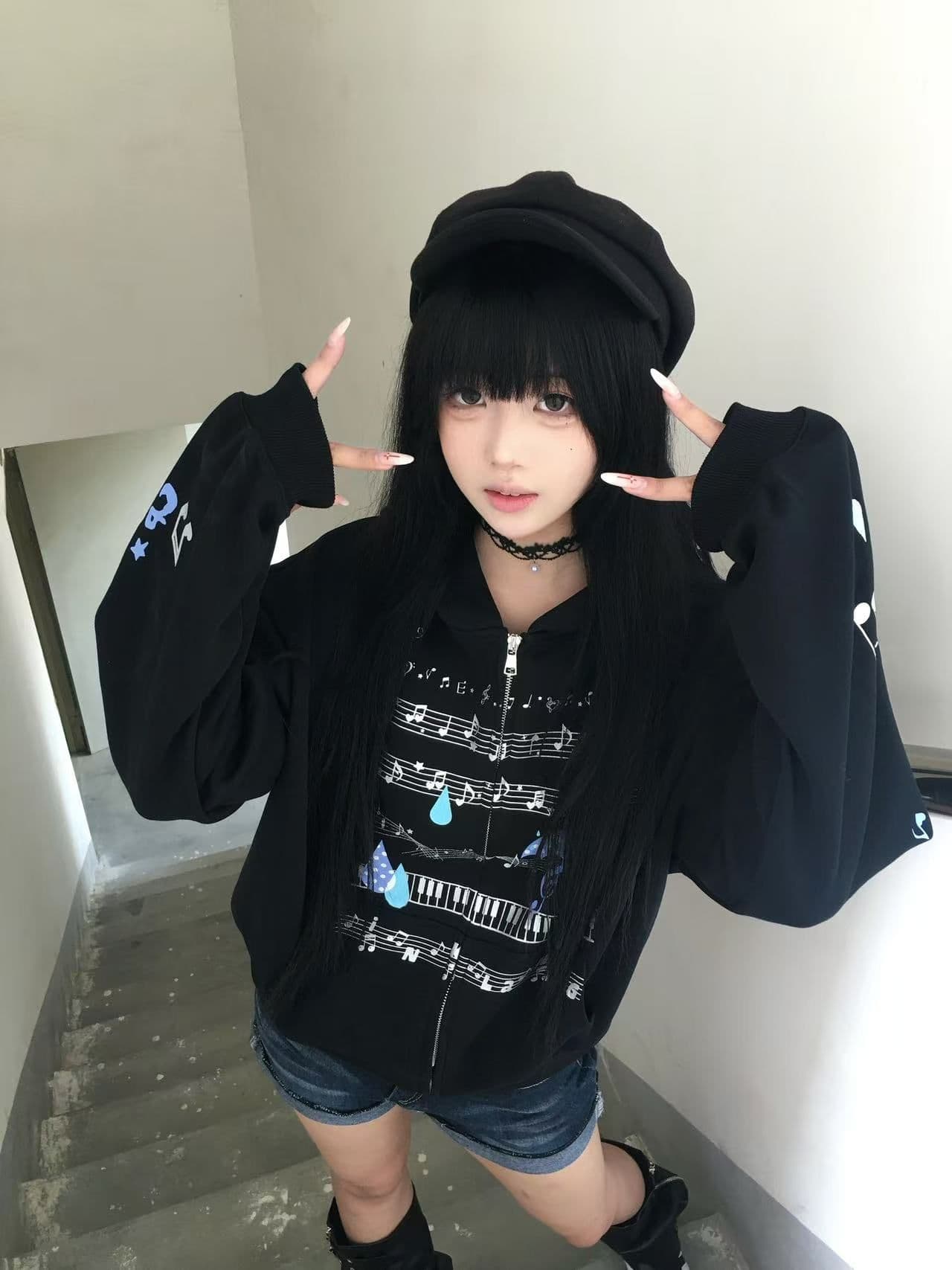 가을 겨울 폭발 복합 우유 실크 은 여우 플러시 지퍼 재킷 참고 알파벳