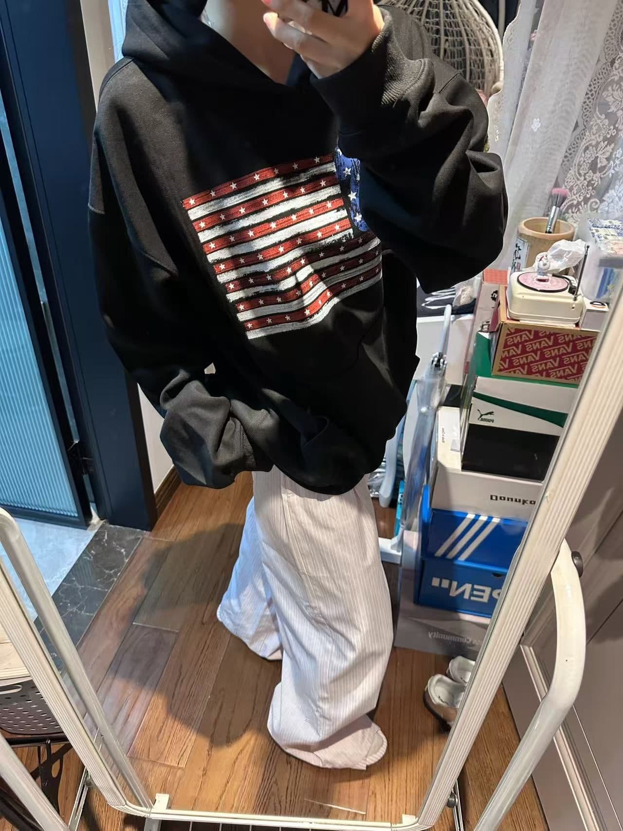 새로운 생방송 품질 복합 얇은 스타일 은 여우 플러시 털이 있는 후드 배너 알파벳 이미지 3