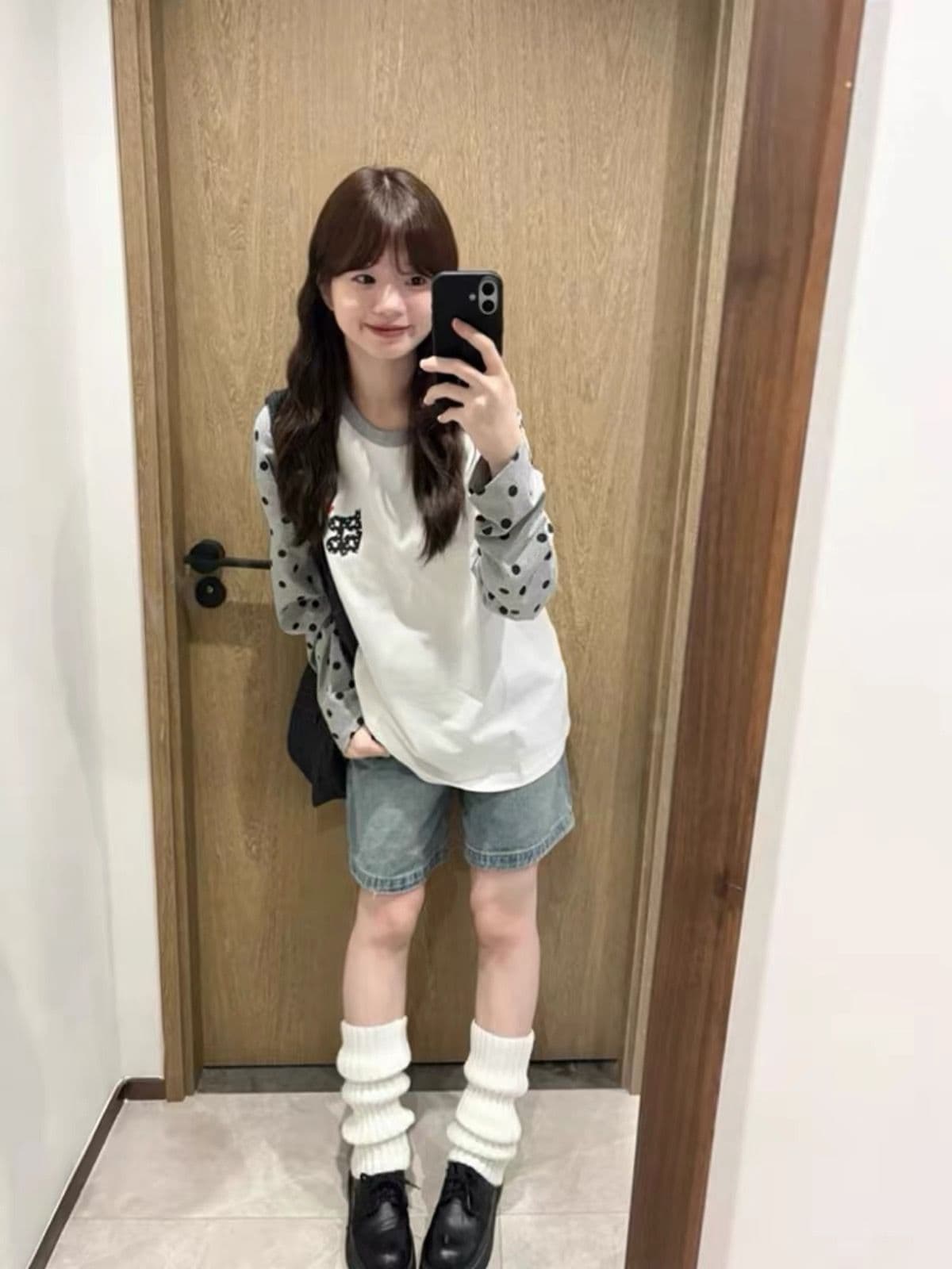 새로운 좋은 품질 비 압력 그림 긴팔 티셔츠 여성 이미지 2