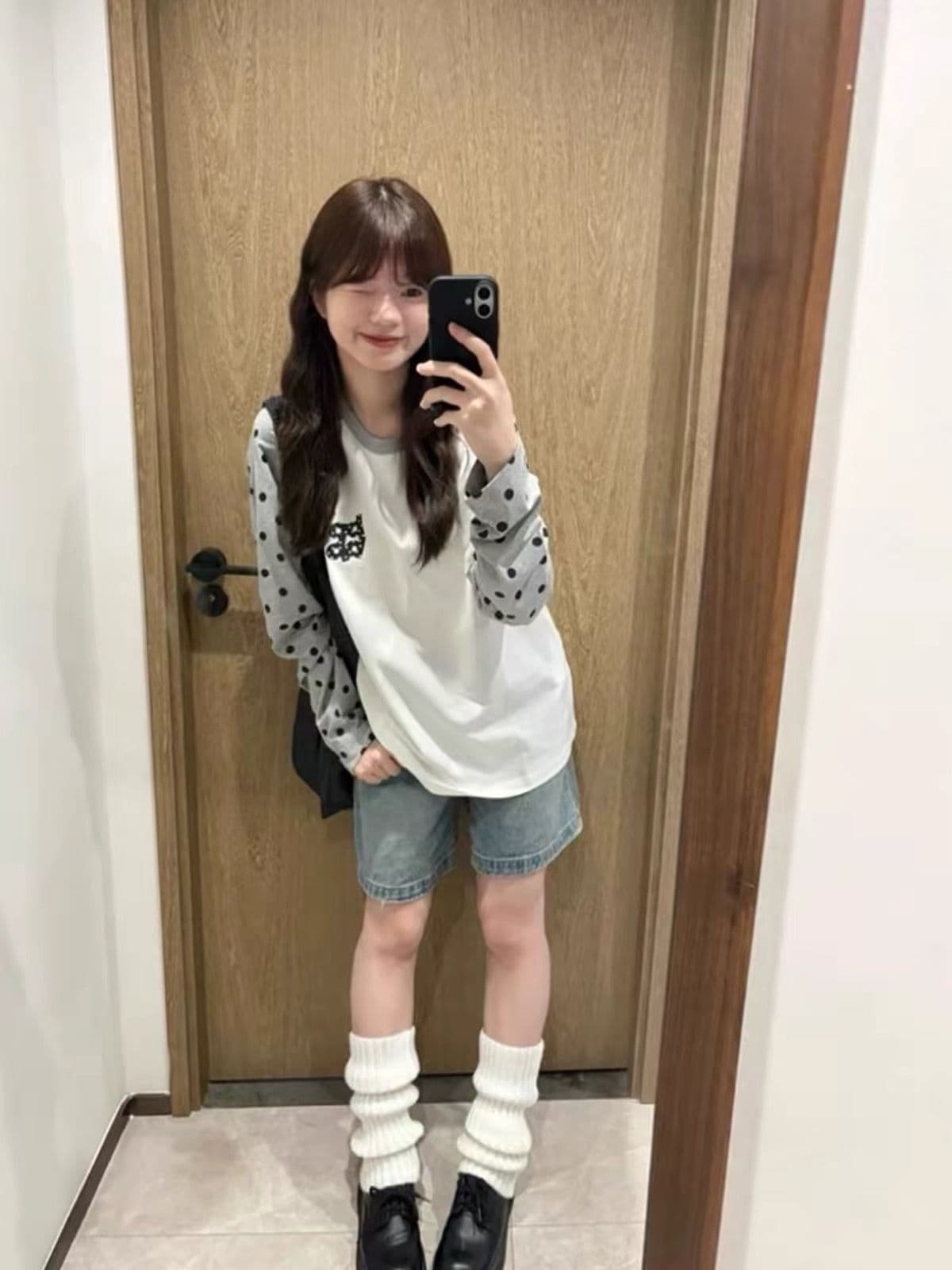 새로운 좋은 품질 비 압력 그림 긴팔 티셔츠 여성 이미지 3