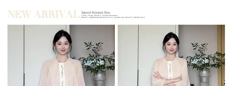 실사 지금 2026 여름 드레스 코디 새로운 중식 감기 센스 자수 맨위 슬립 드레스 아름다운 세트 상세 이미지 37