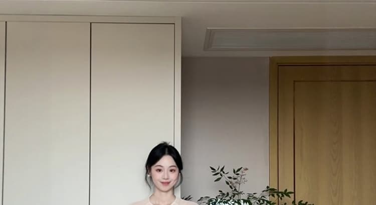 실사 지금 2026 여름 드레스 코디 새로운 중식 감기 센스 자수 맨위 슬립 드레스 아름다운 세트 상세 이미지 46
