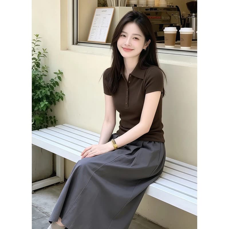 느긋한 느슨함 착용 가져 가라. 여름 드레스 전체 집합 캐주얼 맨위 7 점 와이드 레그 팬츠 상세 이미지 3