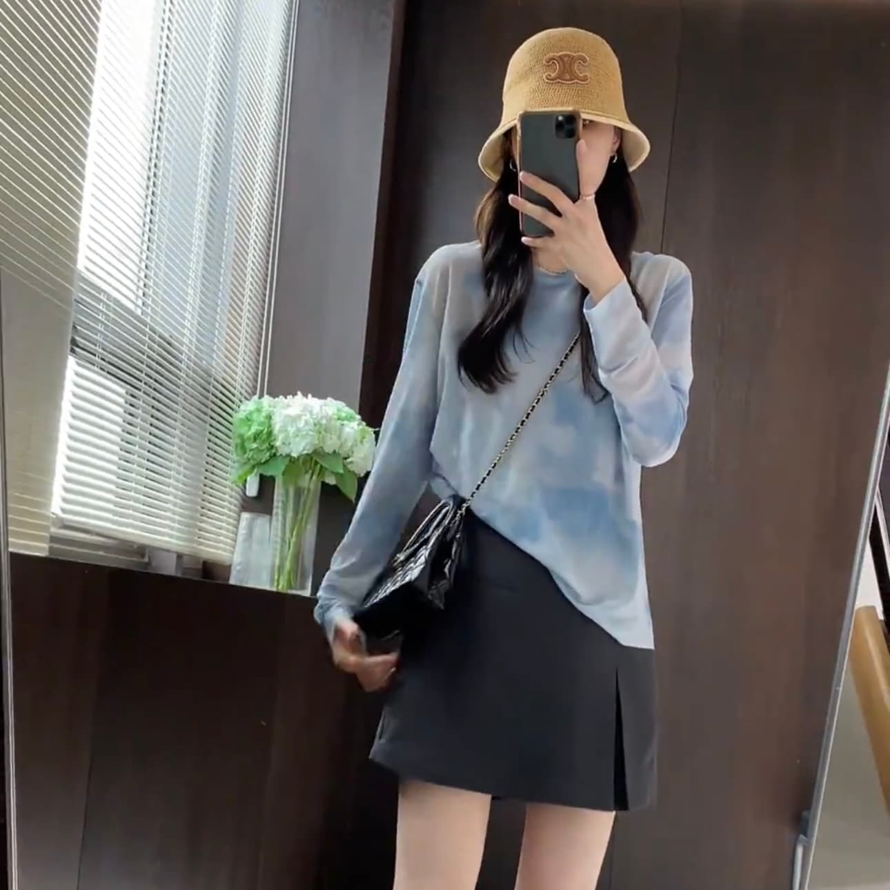 2026 년 여름 새로운 티셔츠 홀치기 염색 외국 가스 옷 여성 자외선 차단 긴팔 맨위 여성 이미지 3