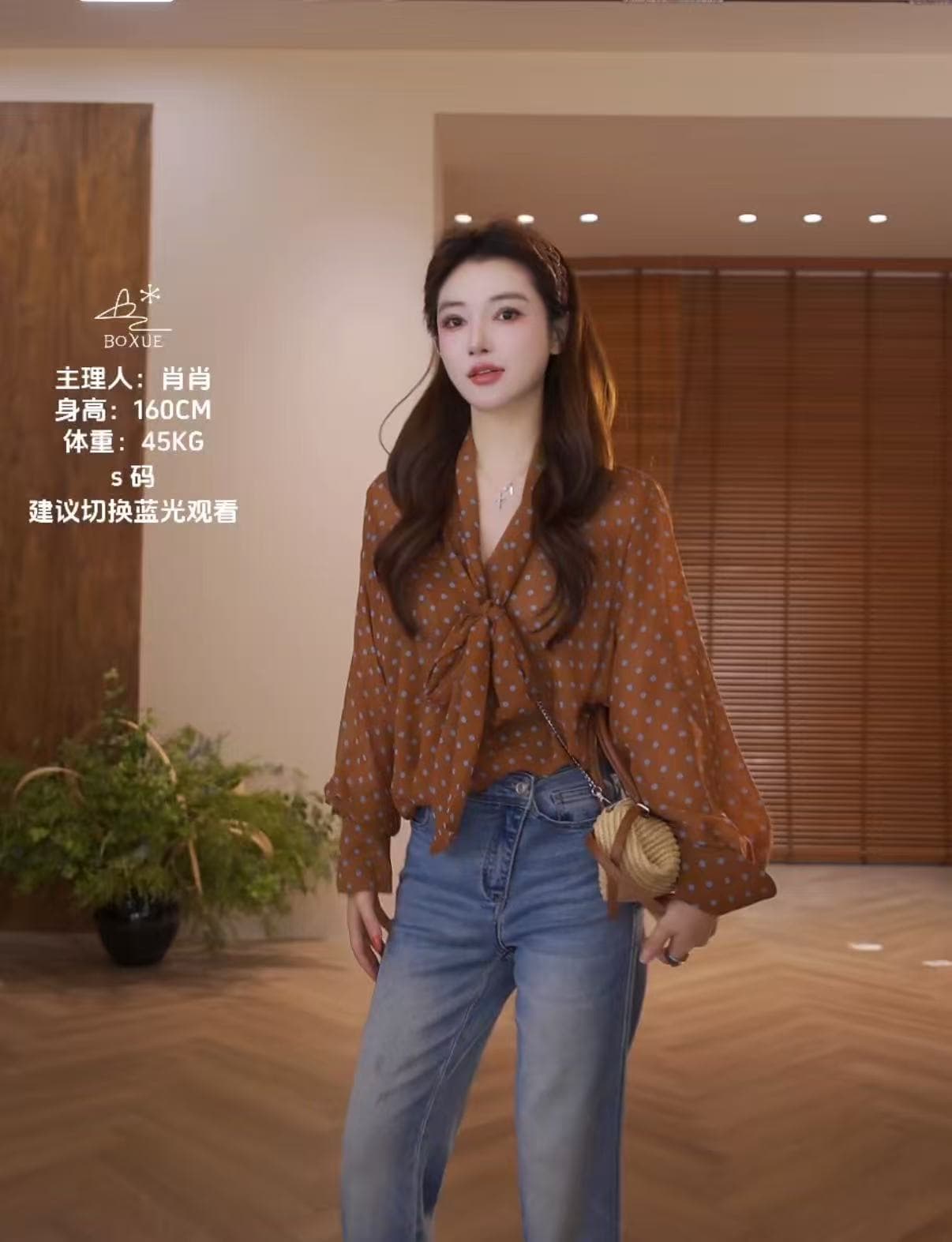 새로운 고급 센스 도트 무늬 맨위 상세 이미지 2
