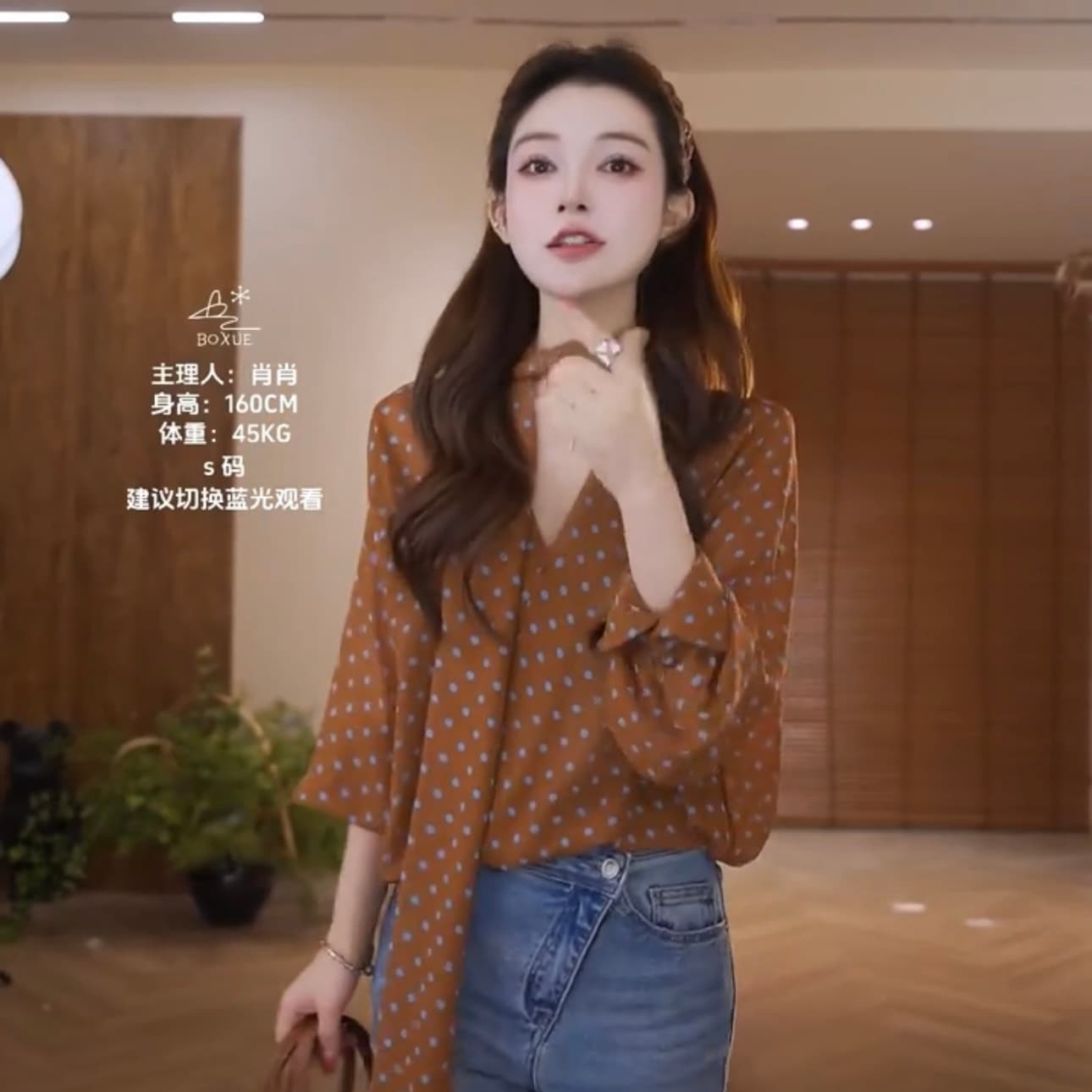 새로운 고급 센스 도트 무늬 맨위 상세 이미지 4