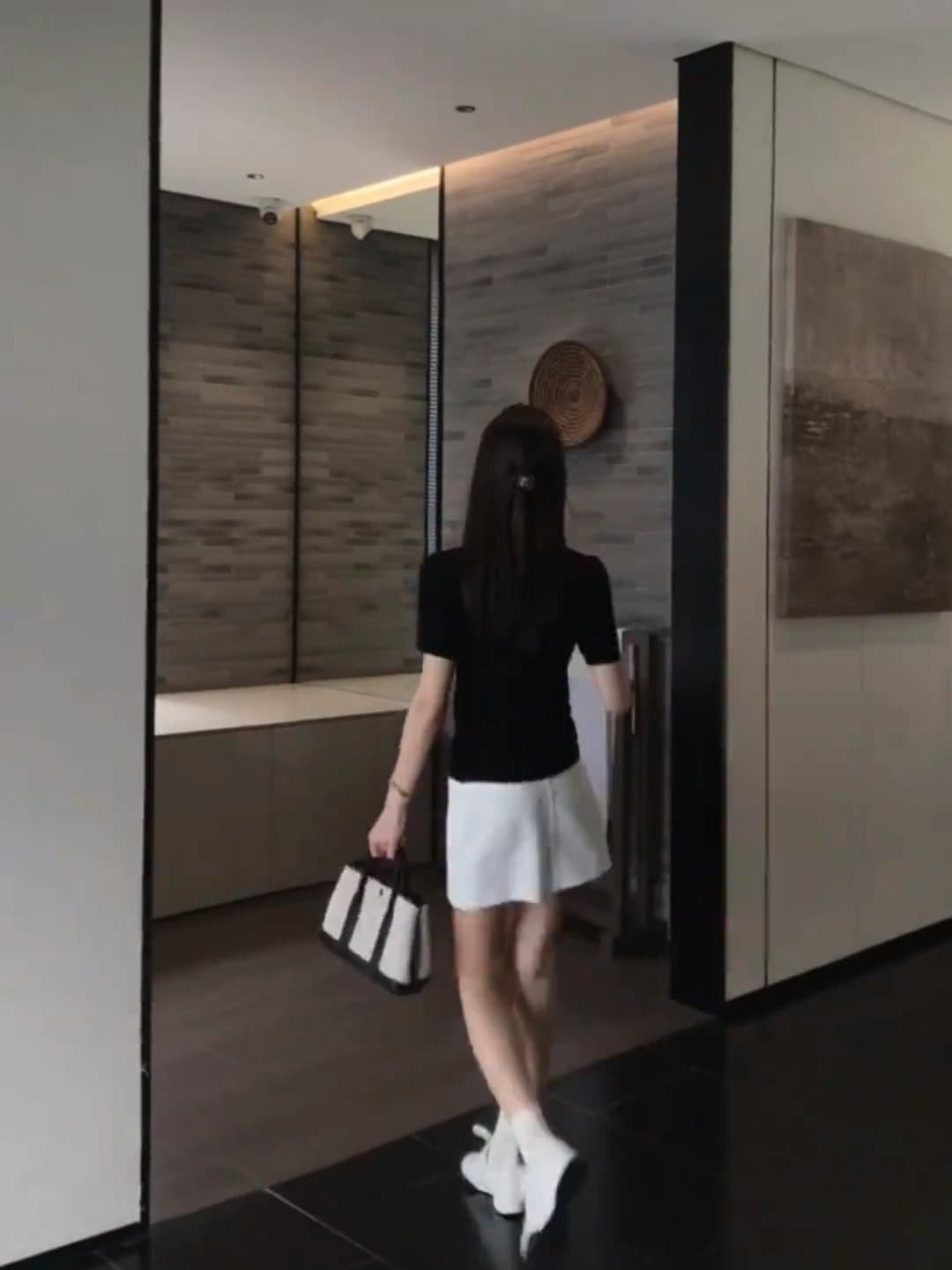 린 천 입력 버릇 새로운 품격 슬림해 보이는 연령 감소 캐주얼 고급 센스 운동 바람 패션 세트 이미지 3