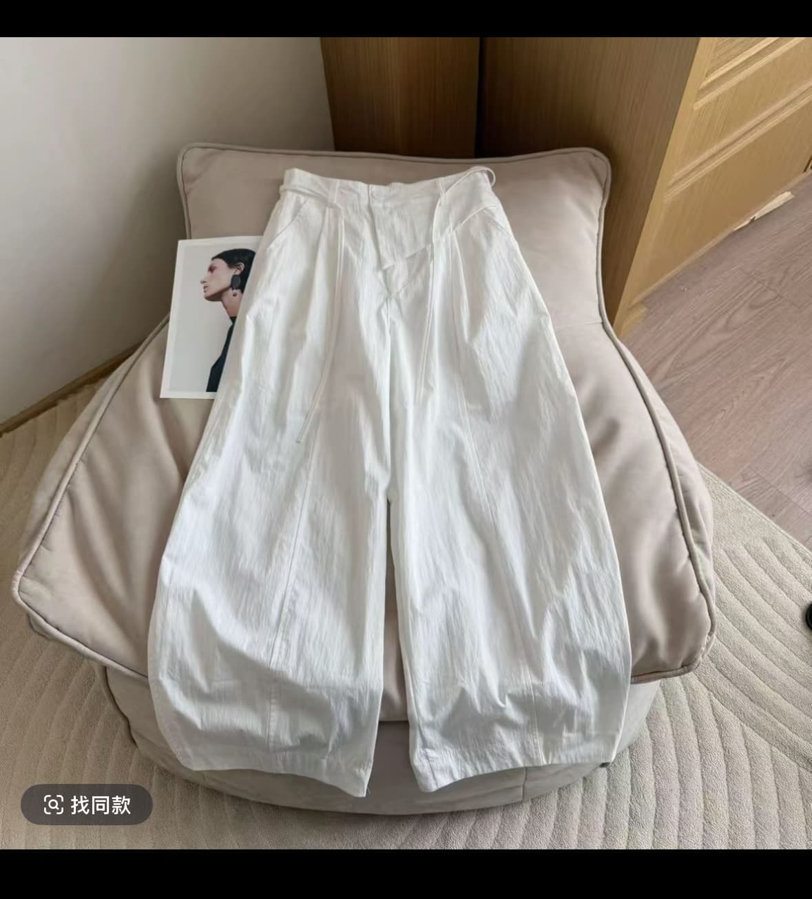 여름 단색 조끼 캐주얼 다용도 바지 세트 상세 이미지 10