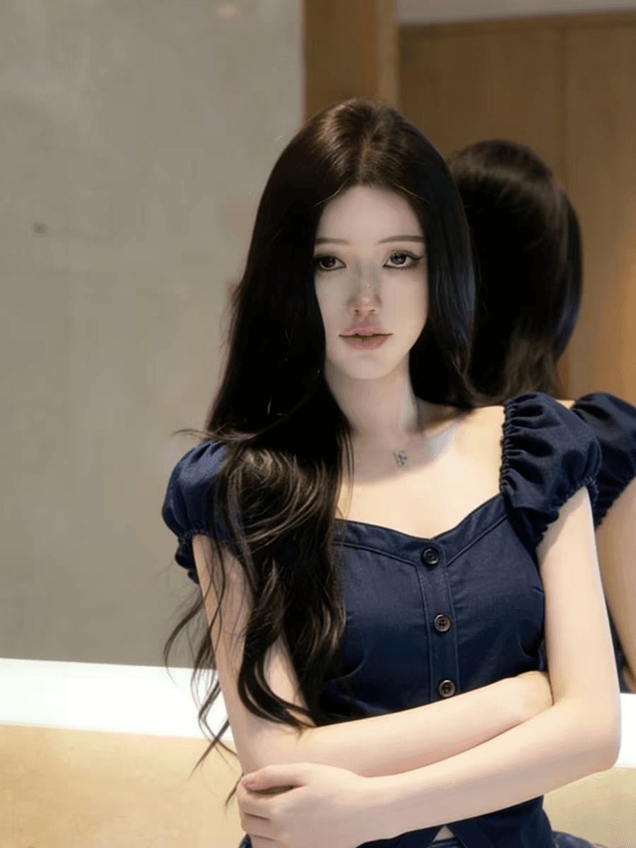 2026 새로운 고급 센스 빛 럭셔리 연령 감소 외국 가스 작은 대중 고유 한 슈퍼 잘 생긴 파란색 꽃밭 반팔 맨위 이미지 2