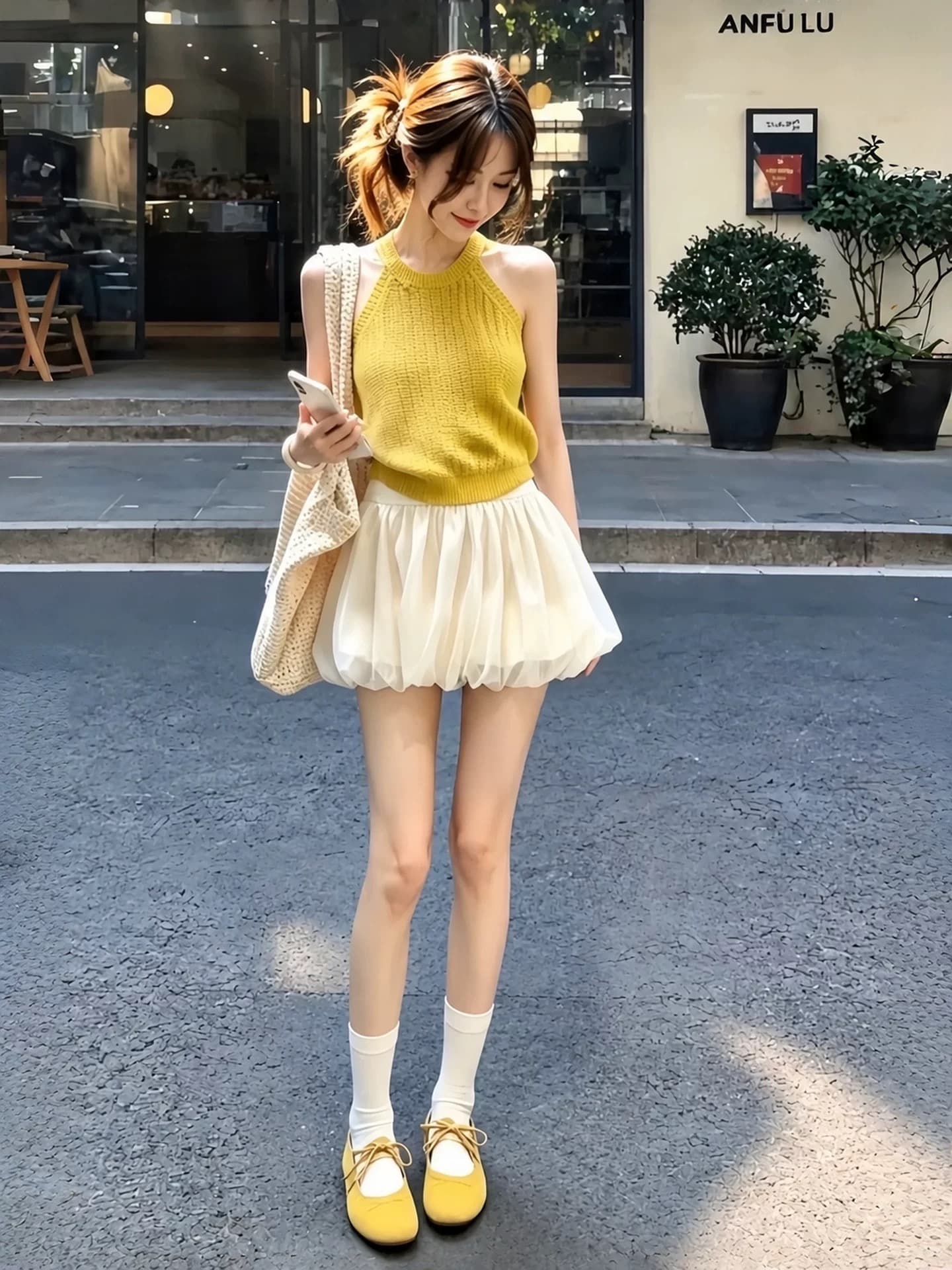 2026 여름 태국 아름다운 아니요 명중 섹션 여름 ootd 느슨함 센스 착용 잡아라. 의류 꽃밭 미니 스커트 세트 상세 이미지 3