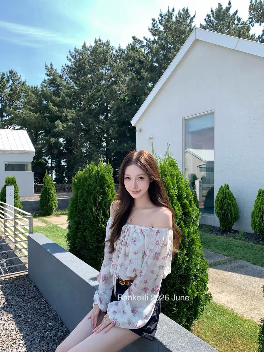밤나무 코코아 bankelili rl 중년 꽃무늬 오프숄더 펌프 로프 꽃무늬 슬림해 보이는 연령 감소 여성 셔츠 여름 상세 이미지 3