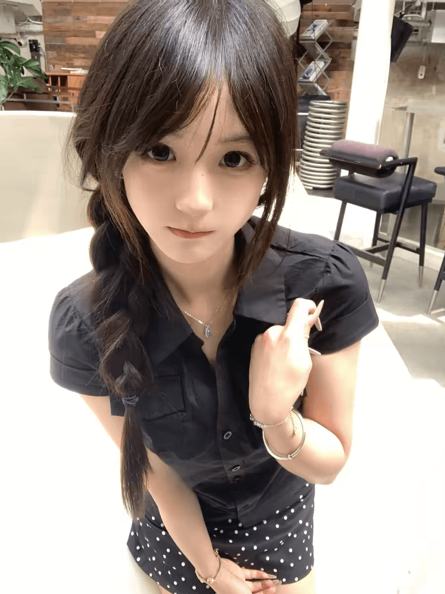2026 새로운 순수한 욕망 달콤한 매운맛 꼬집기 허리 POLO 칼라 반팔 몸매 가꾸기 셔츠 도트 무늬 반신 미니 스커트 세트 이미지 4